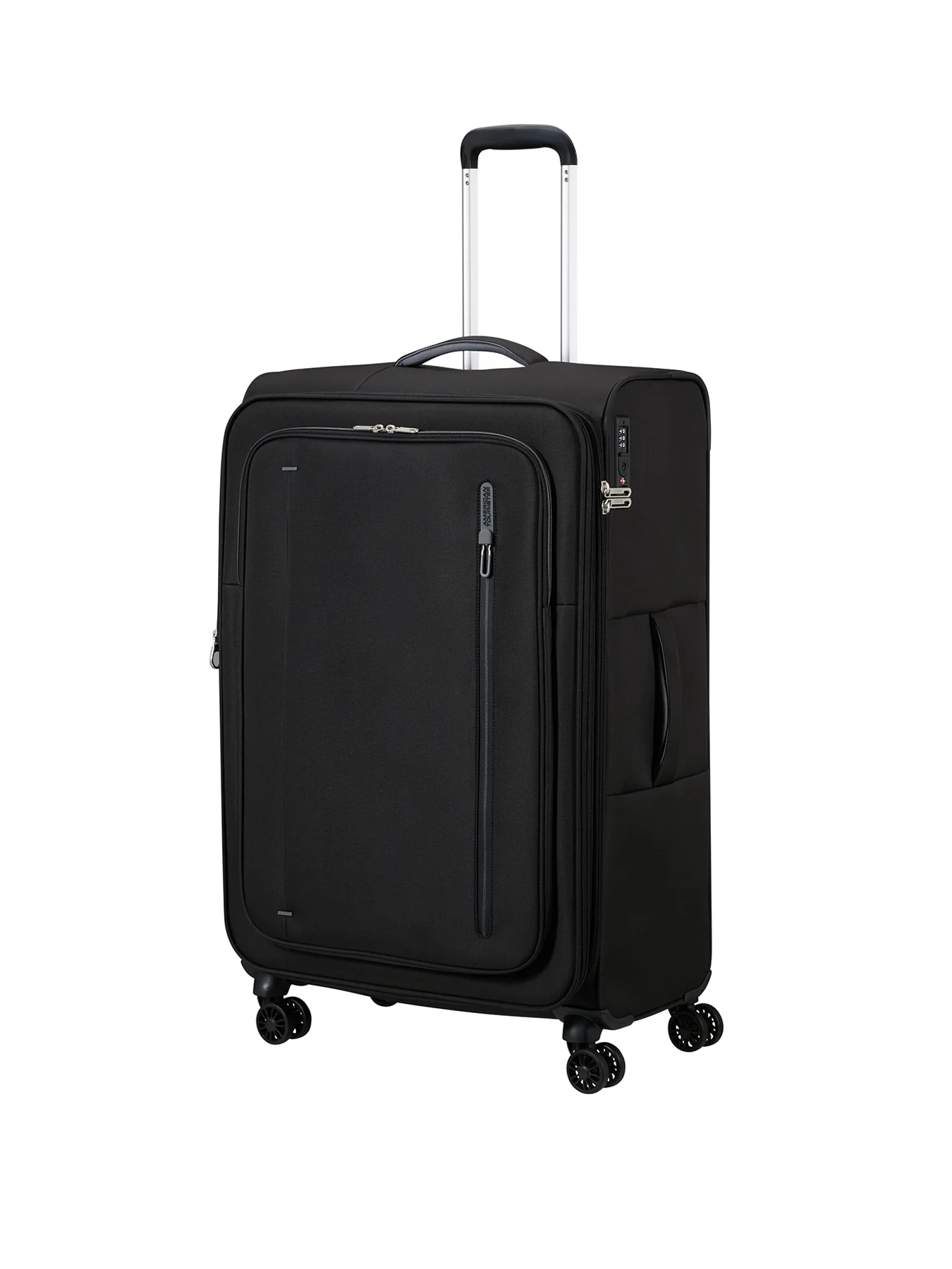 Cloudrider Large Expandable Spinner Suitcase Jet Black - Image 3