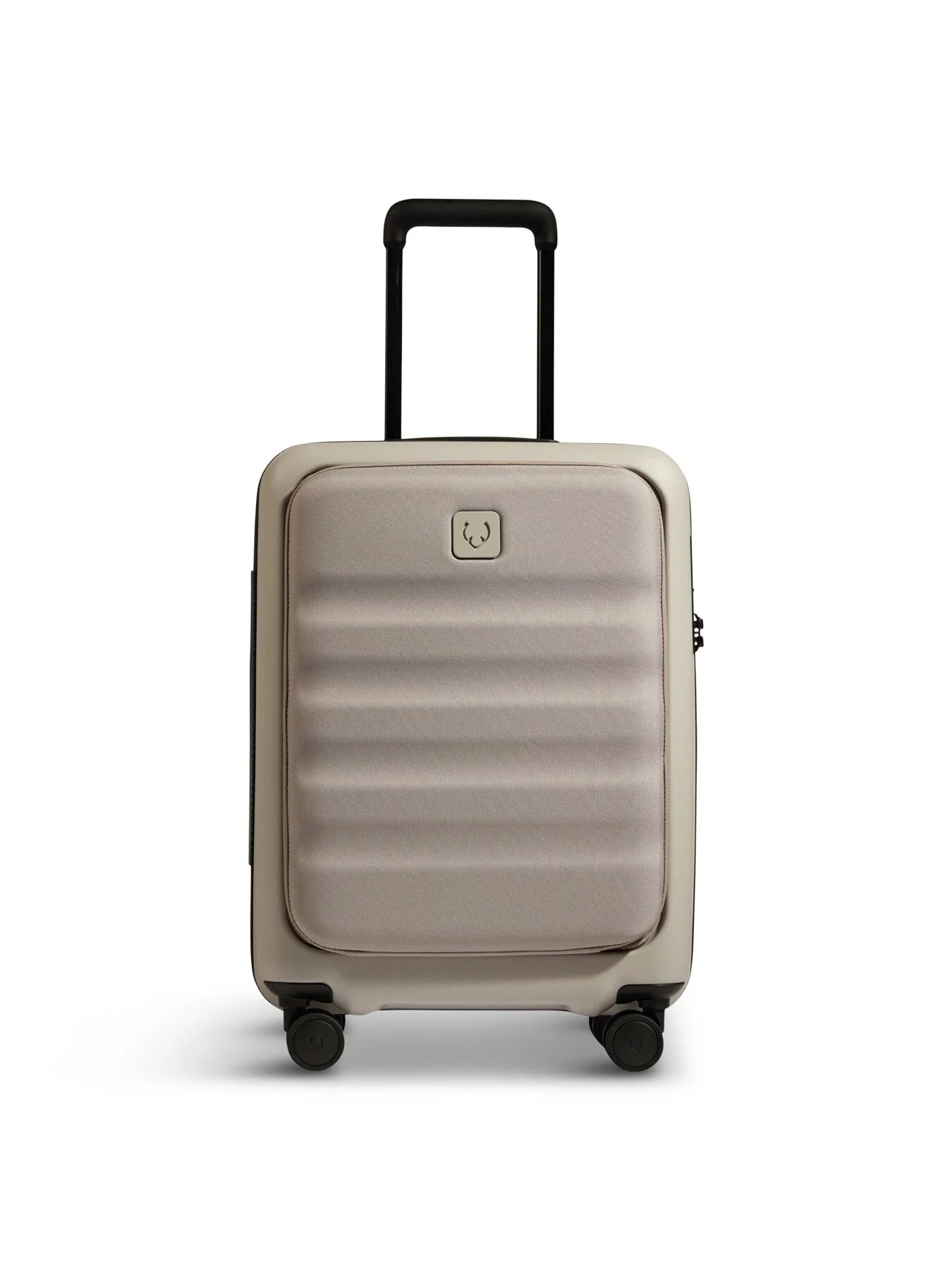 Icon Stripe Pocket Cabin Suitcase 55cm taupe