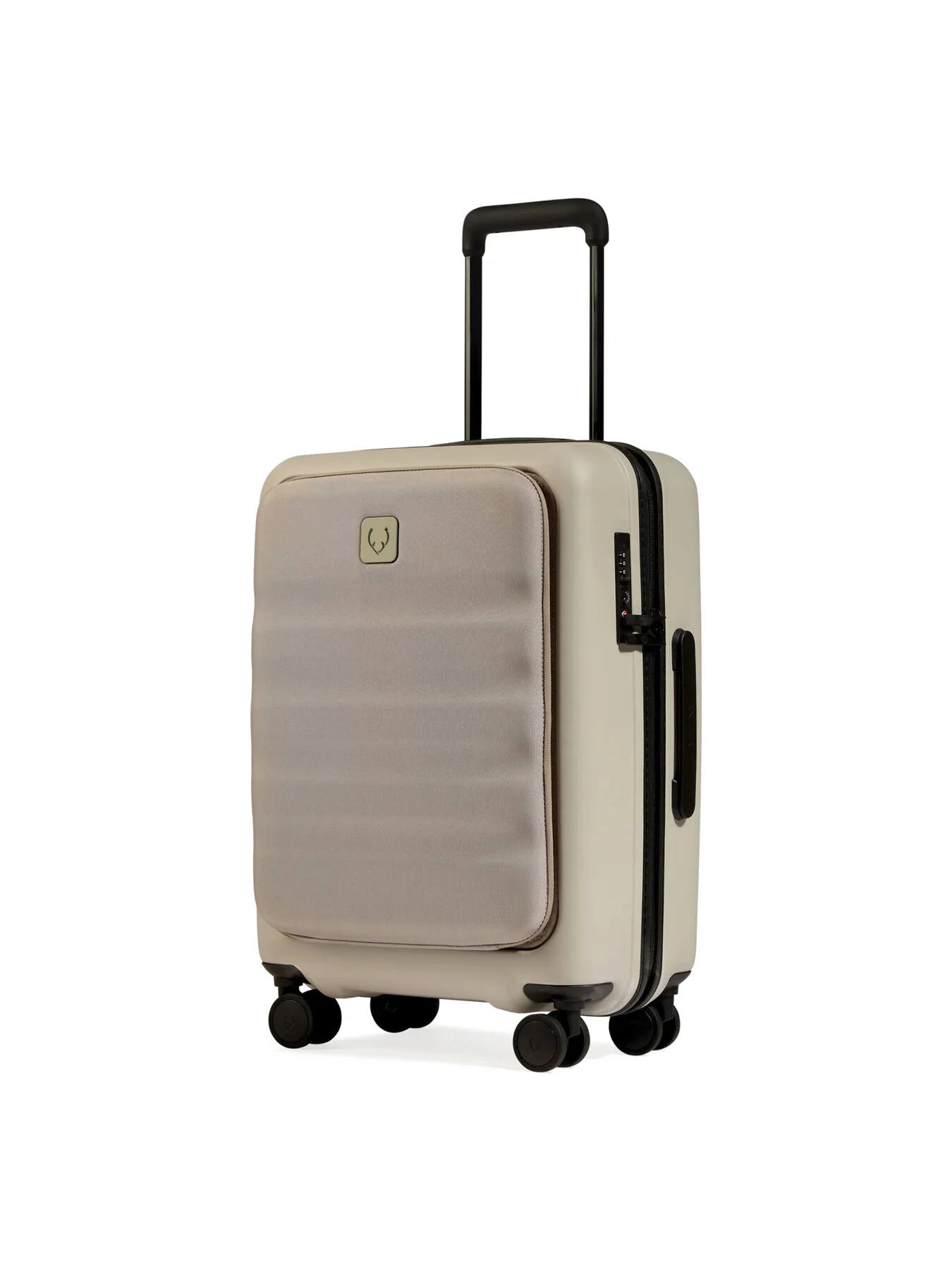 Icon Stripe Pocket Cabin Suitcase 55cm taupe - Image 2