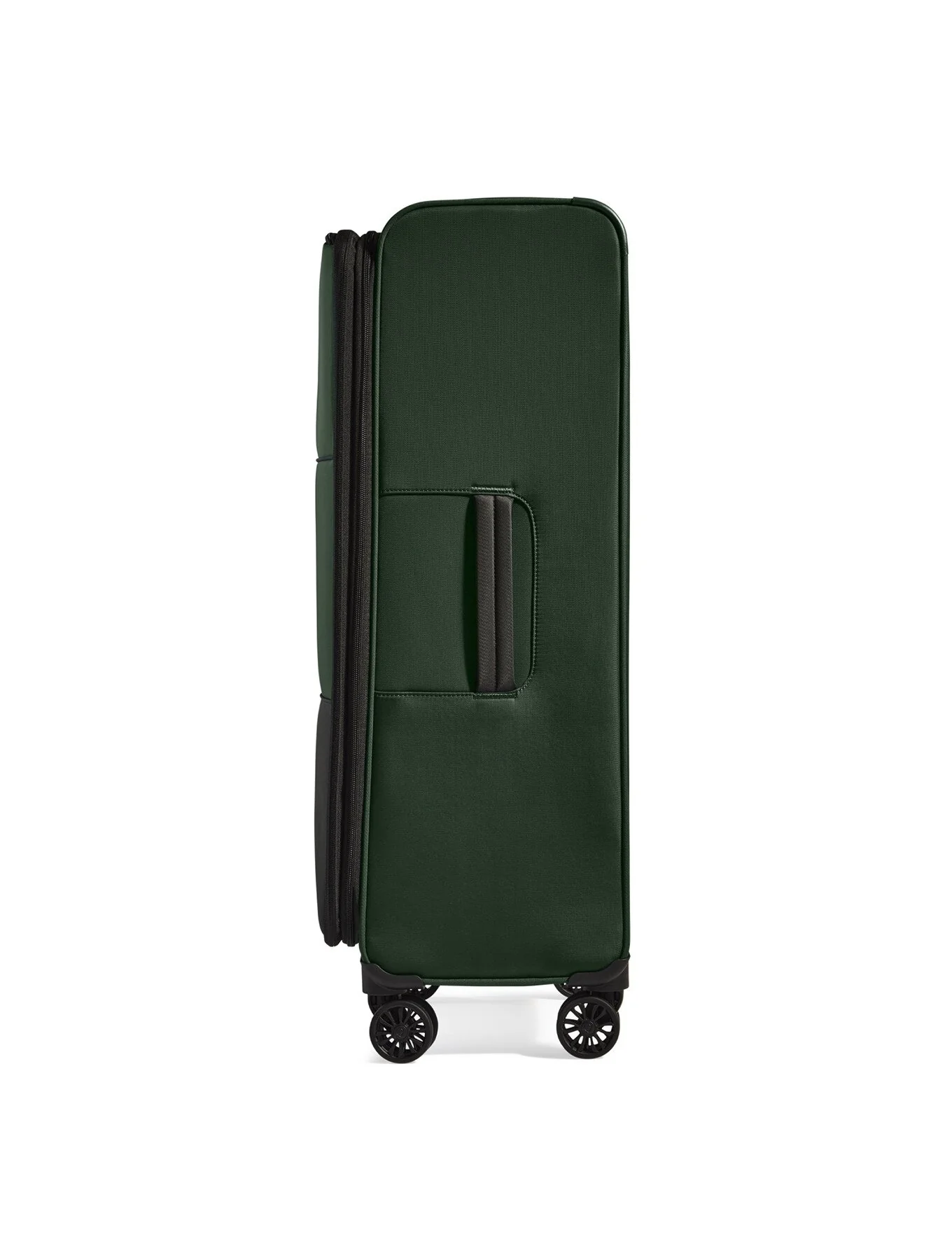 Soft Stripe Large Suitcase 81cm Green - Image 4