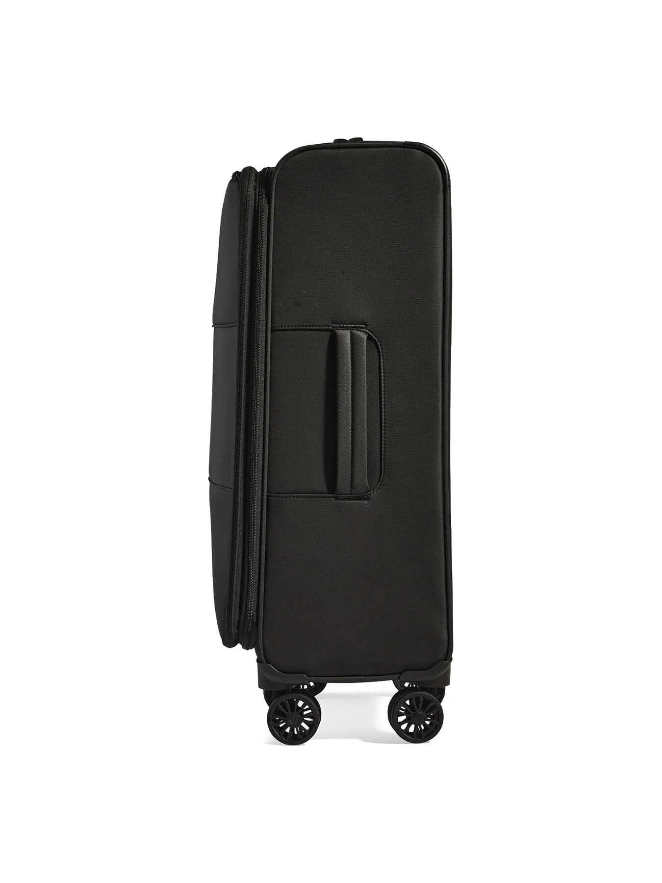 Soft Stripe Medium Suitcase 68cm Black - Image 4