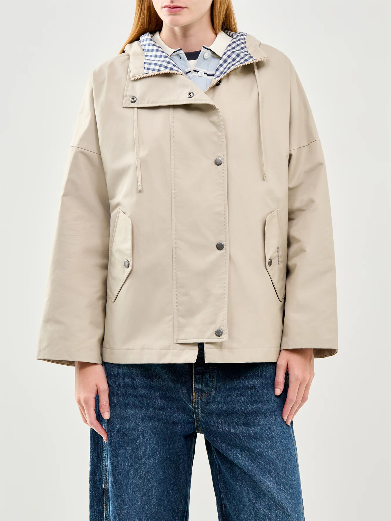 Kingswood Showerproof Jacket Beige - Image 4