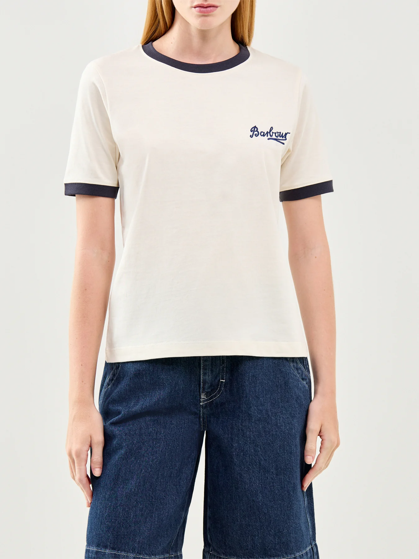 Madeline Striped T-Shirt Ecru Multi - Image 4