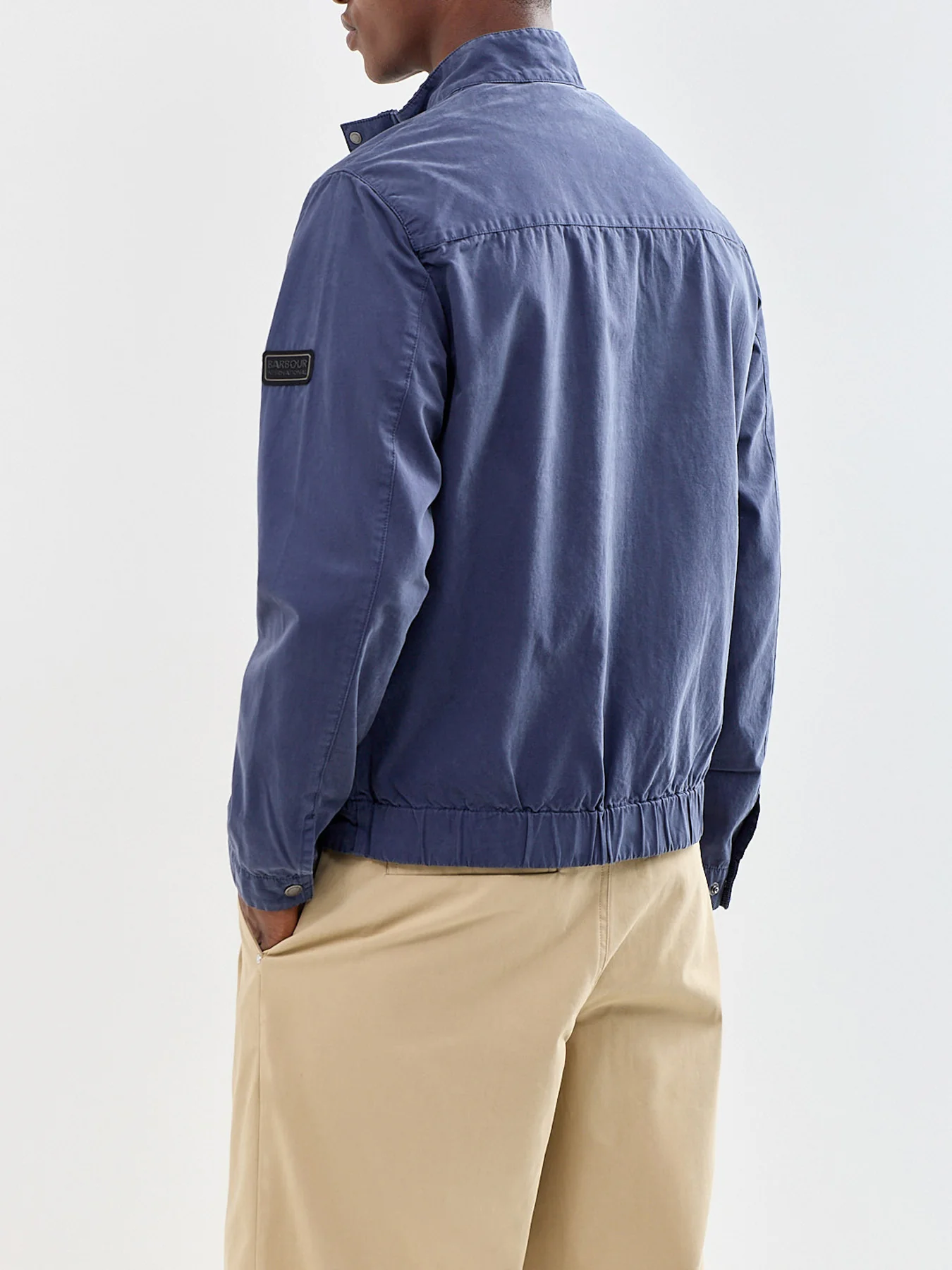 Melrow Casual Harrington Jacket Navy - Image 5