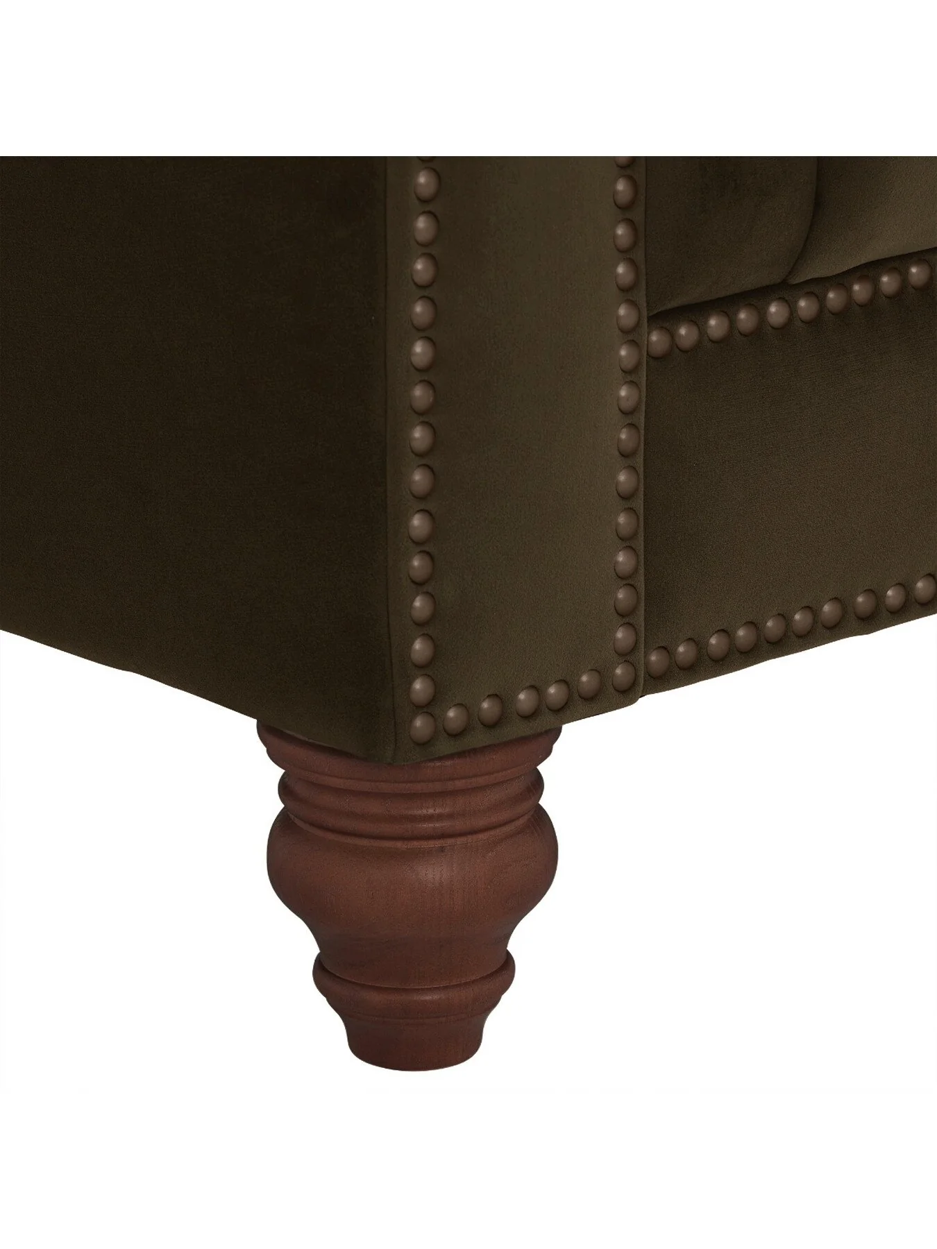 Green Ullswater Green Velvet Chesterfield Armchair - Image 6