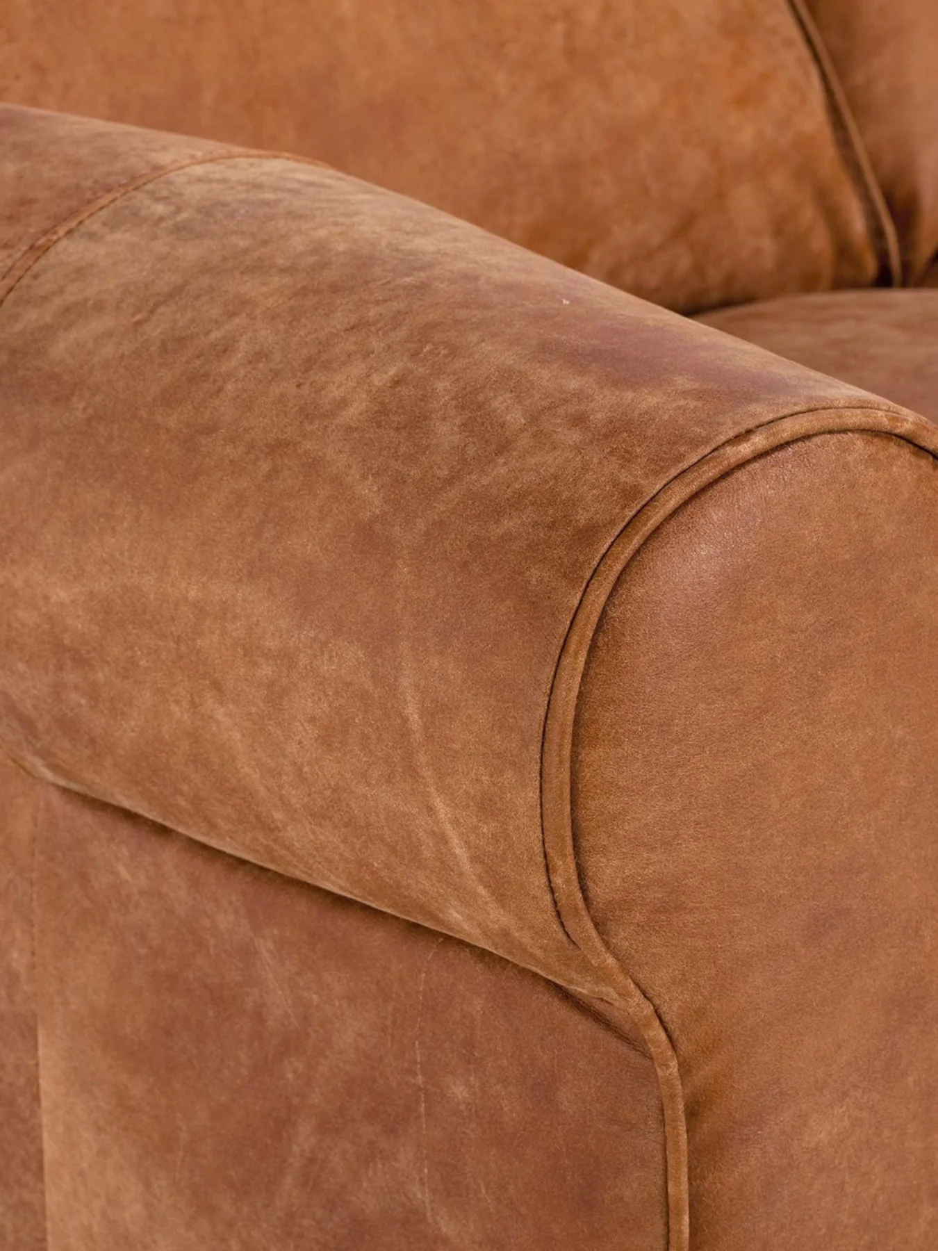 New Houston Leather 3 Seater Sofa - Image 6