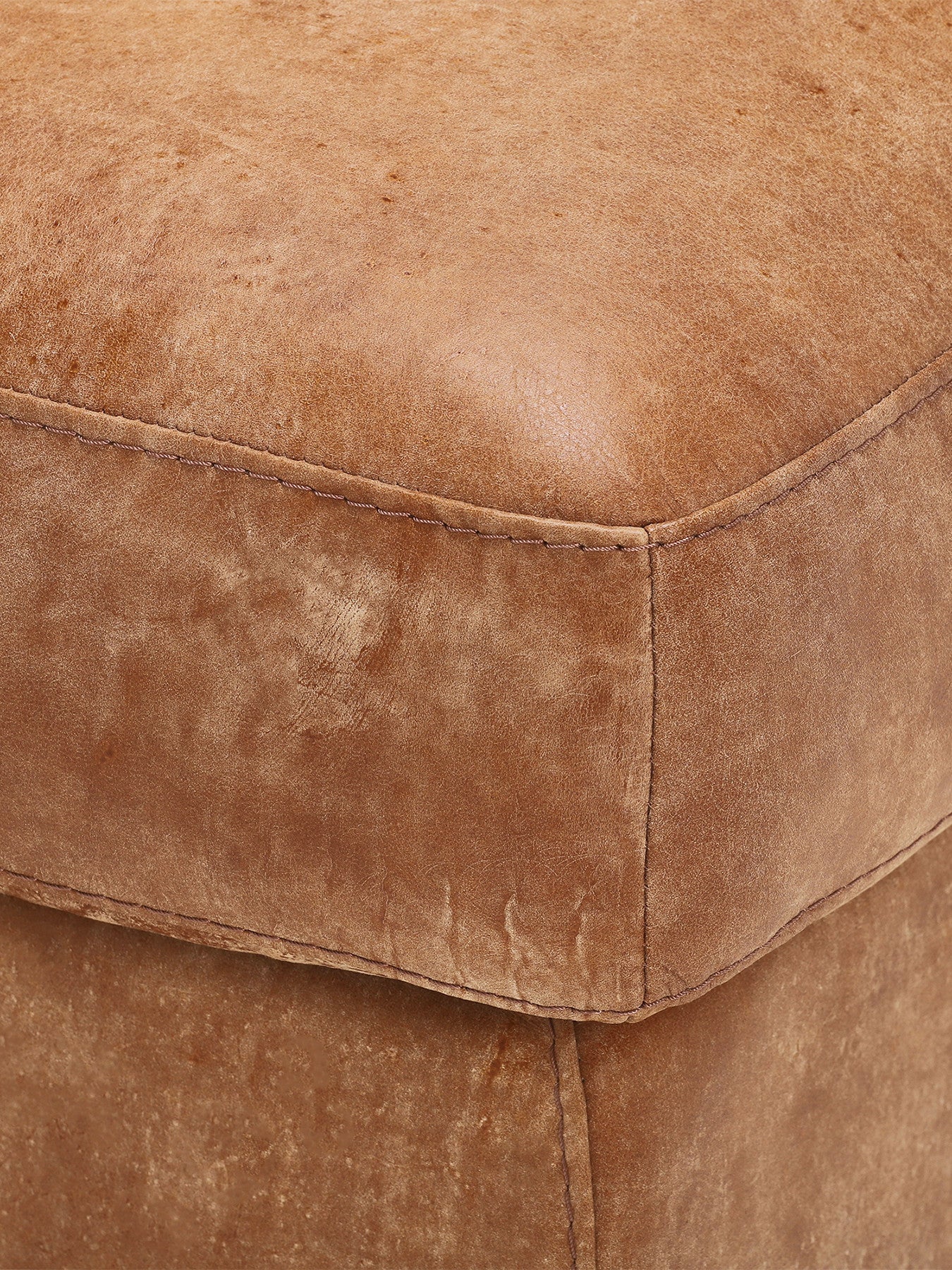 New Houston Leather Footstool - Image 4