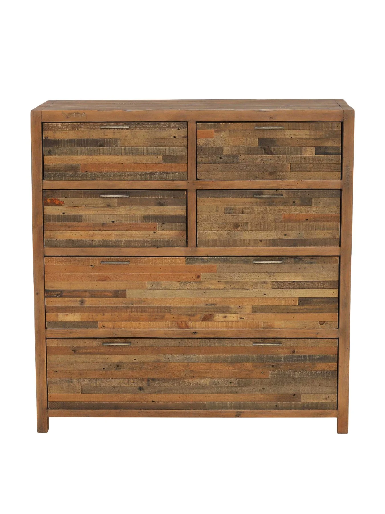 Charlie Reclaimed Wood 6 Drawer Chest of Drawers - Image 3