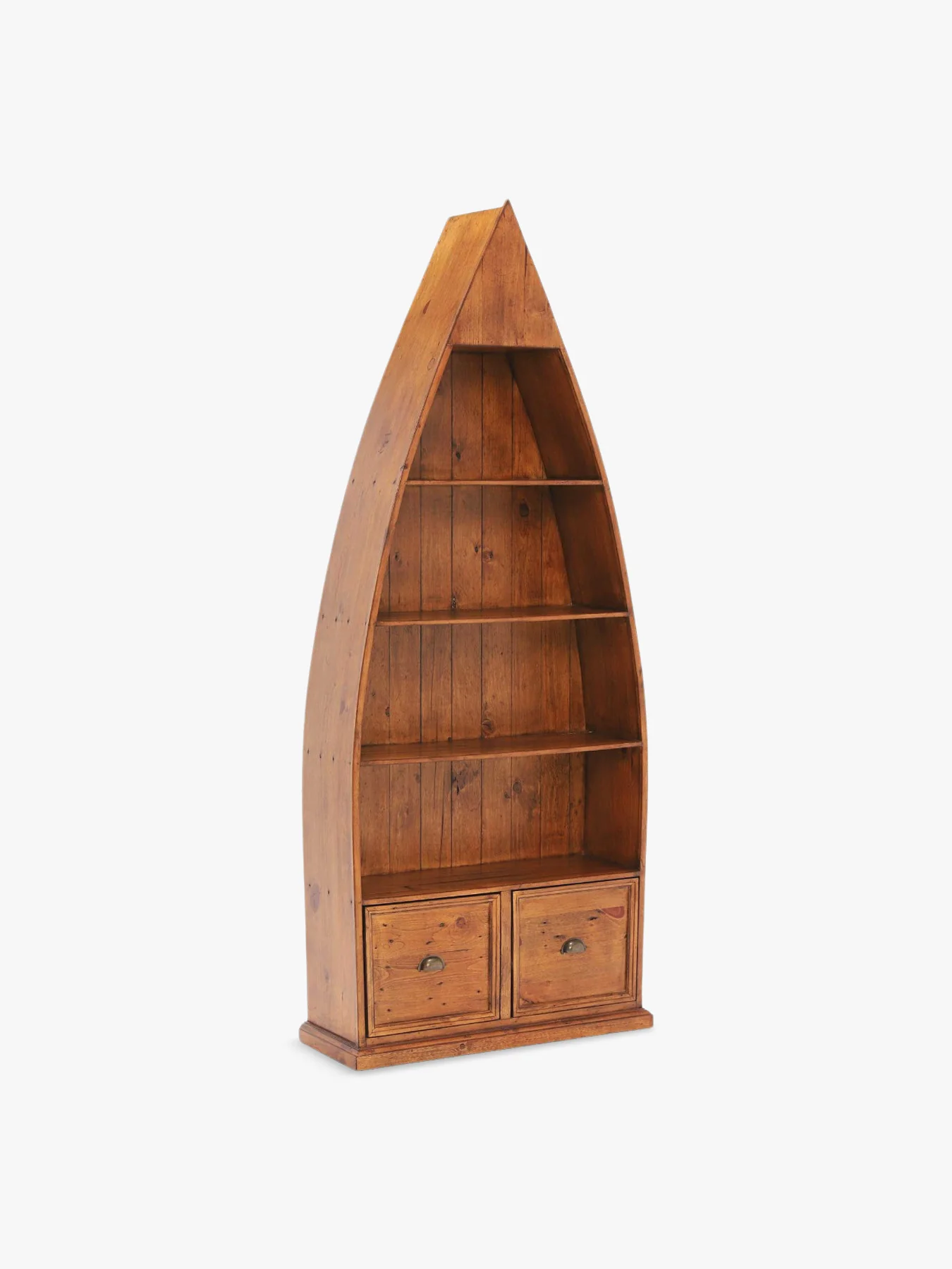Villiers Reclaimed Wood Boat Bookcase
