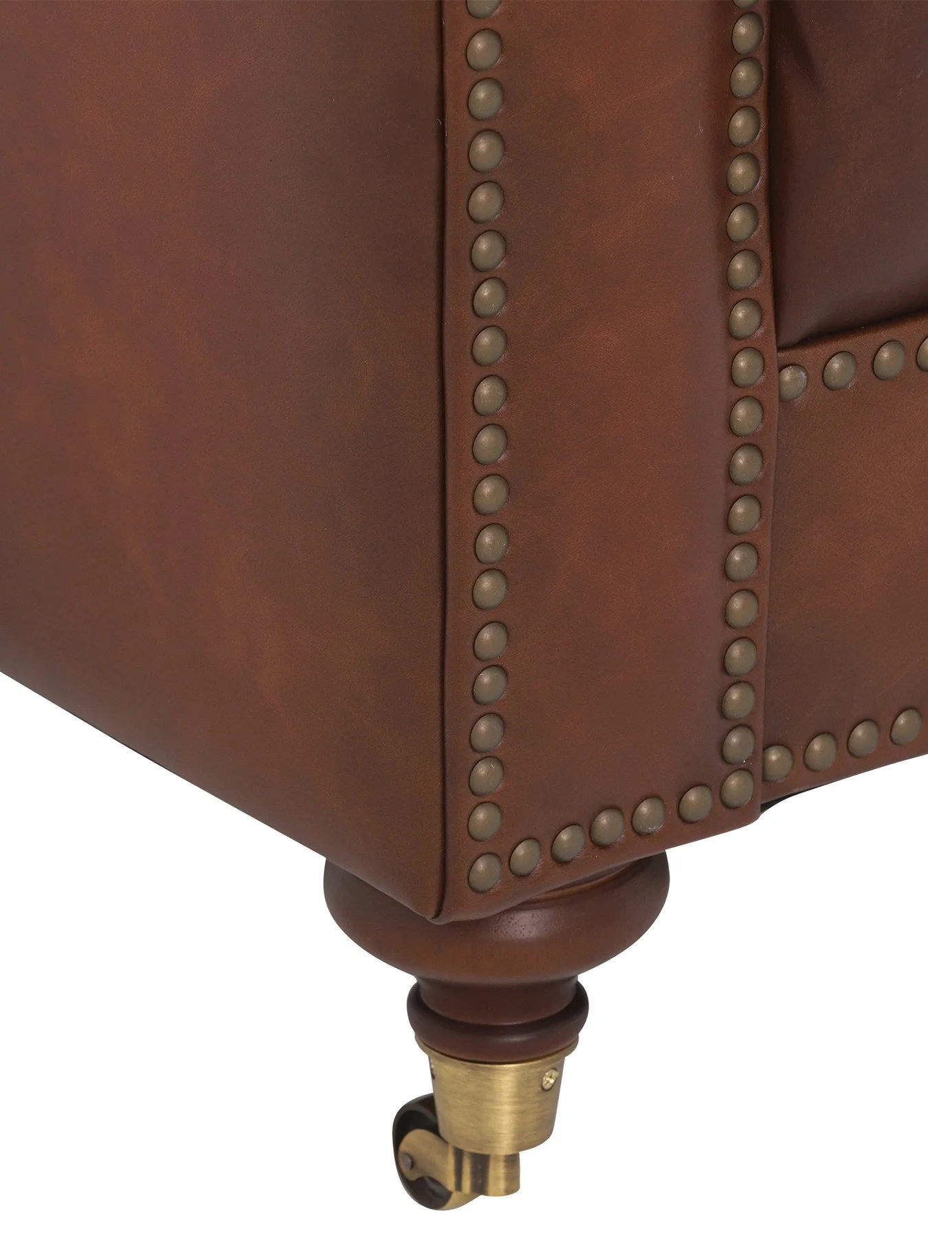 Ullswater Leather 3.5 Seater Chesterfield Sofa - Image 4