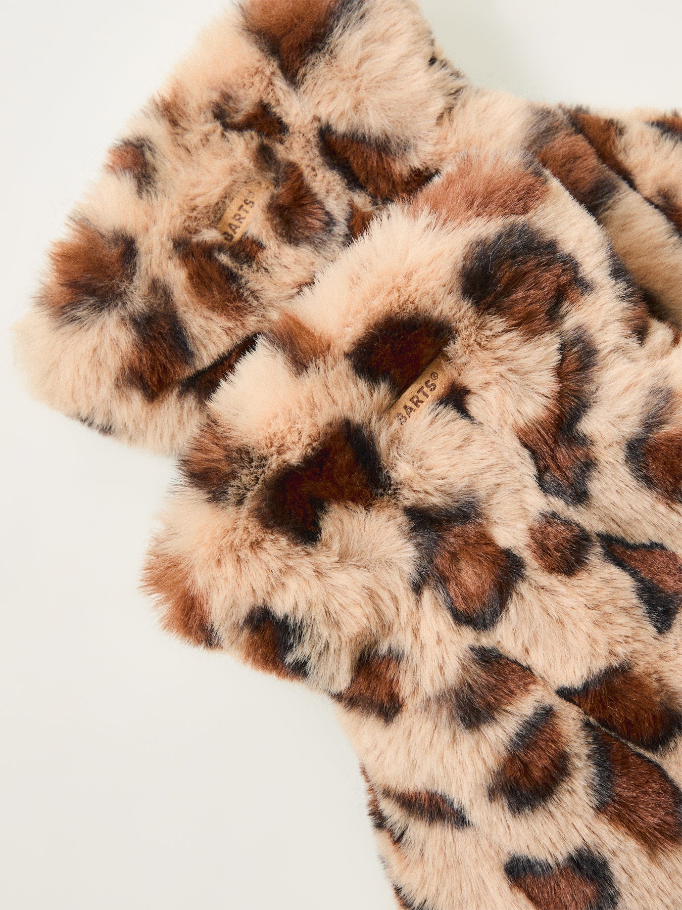 Britamu Faux Fur Fingerless Gloves Leo - Image 2