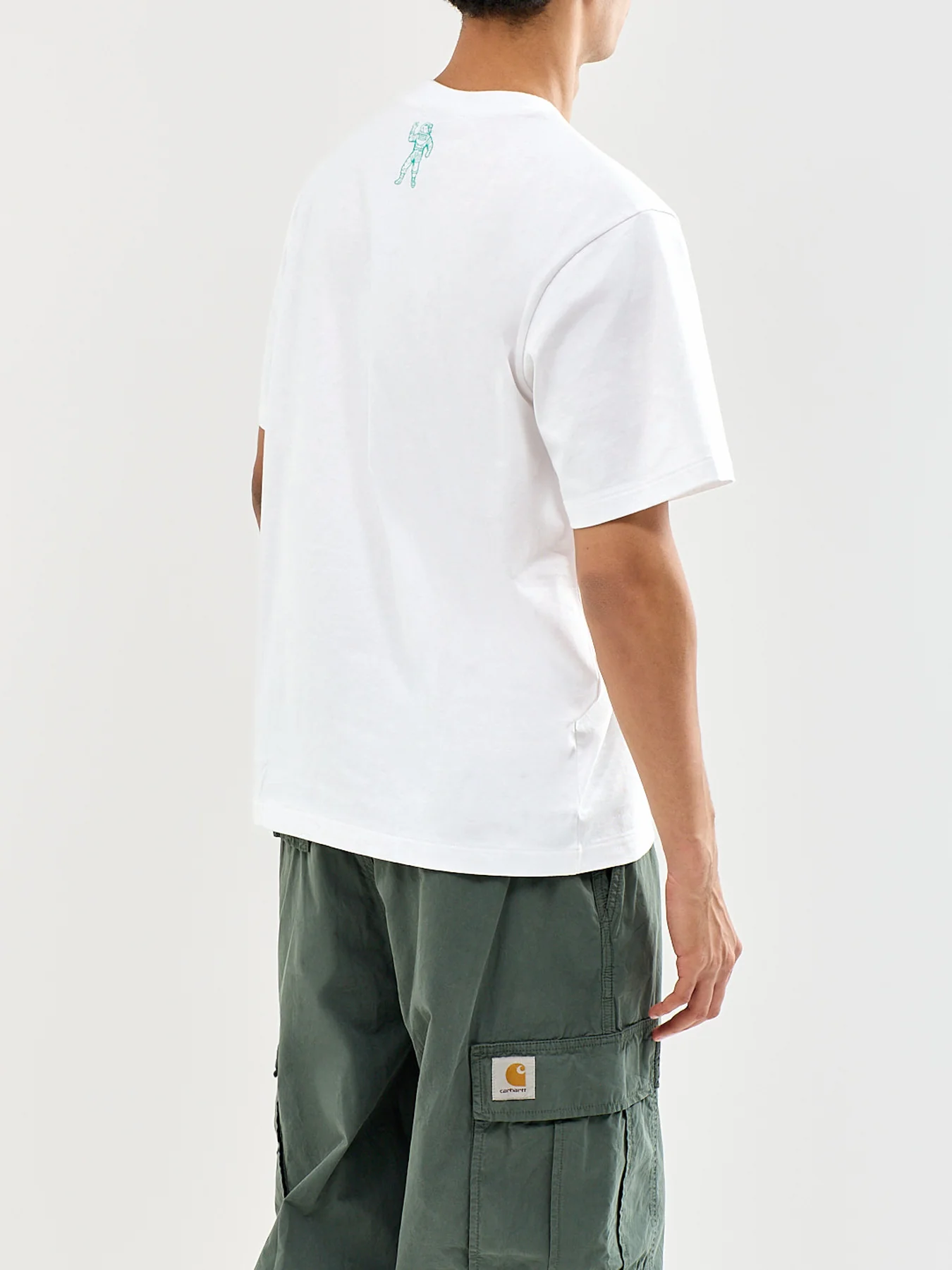 Leopard Camo Arch Logo T-Shirt White - Image 5