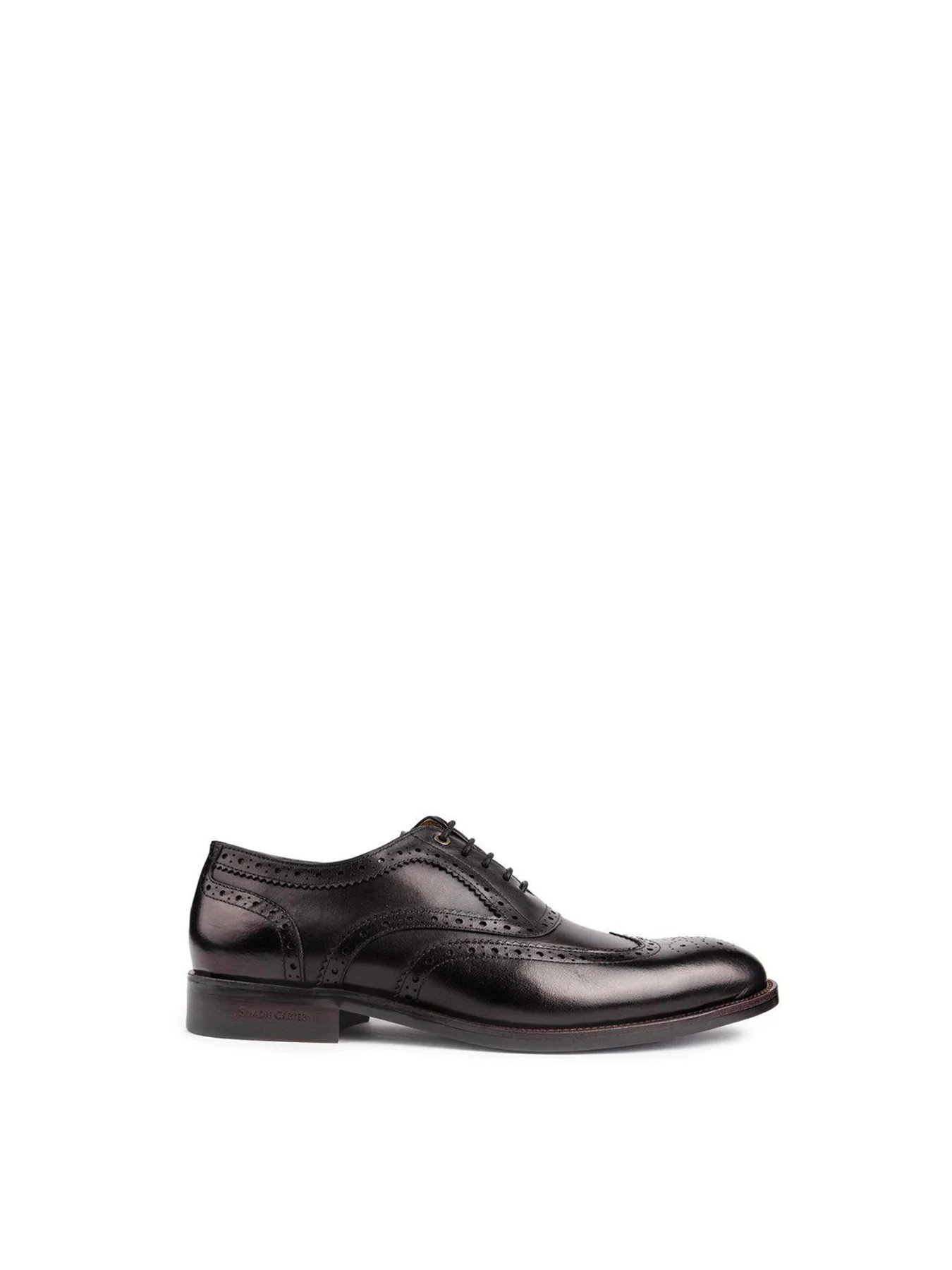 Barn Owl Brogue Shoes Black