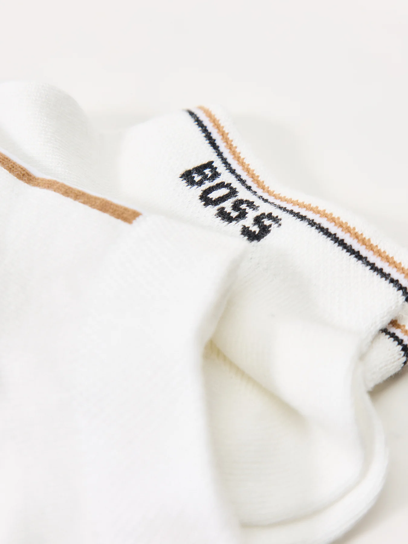 Iconic Bamboo Trainer Socks Two Pack White - Image 2