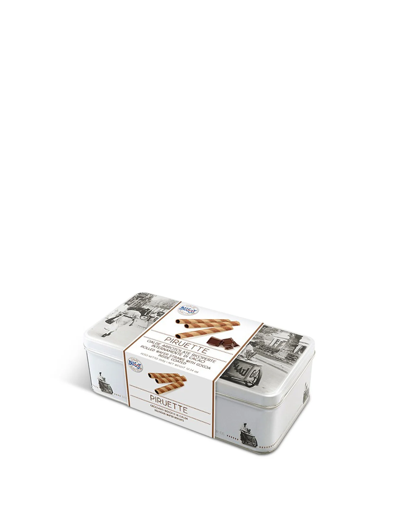 Bussy’s Cialde Pirouette Cocoa Rolled Wafer Straws