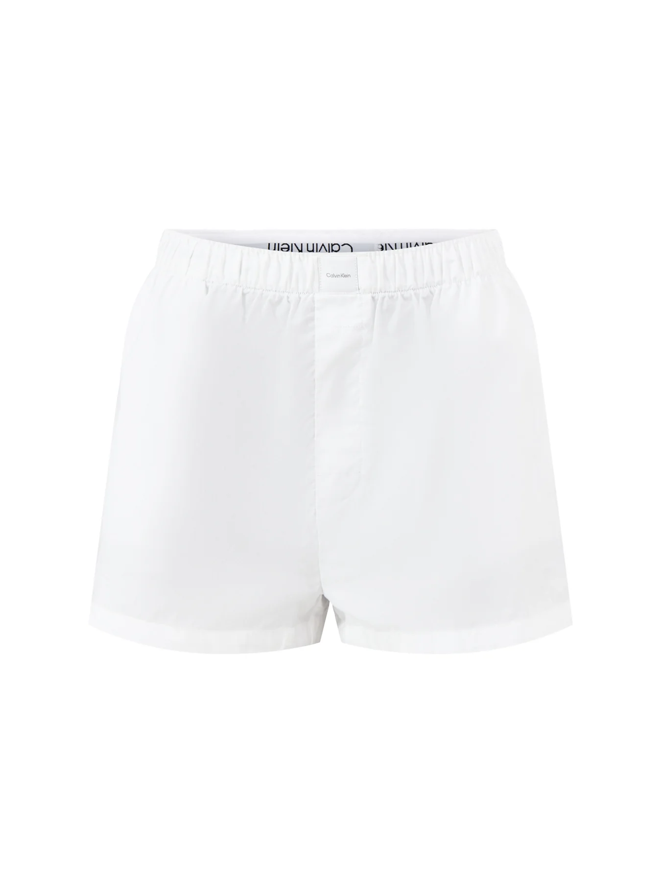 Cotton Poplin Pyjama Shorts White