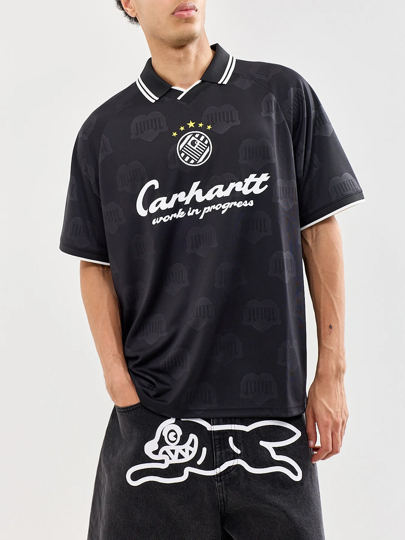 Terrace Football T-Shirt Black - Image 4