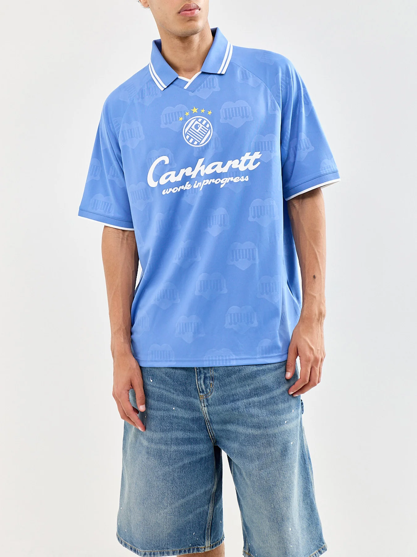 Terrace Football T-Shirt Blue - Image 4