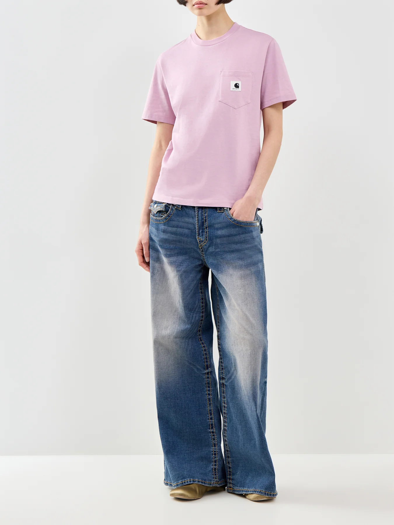Pocket T-Shirt Pink - Image 2