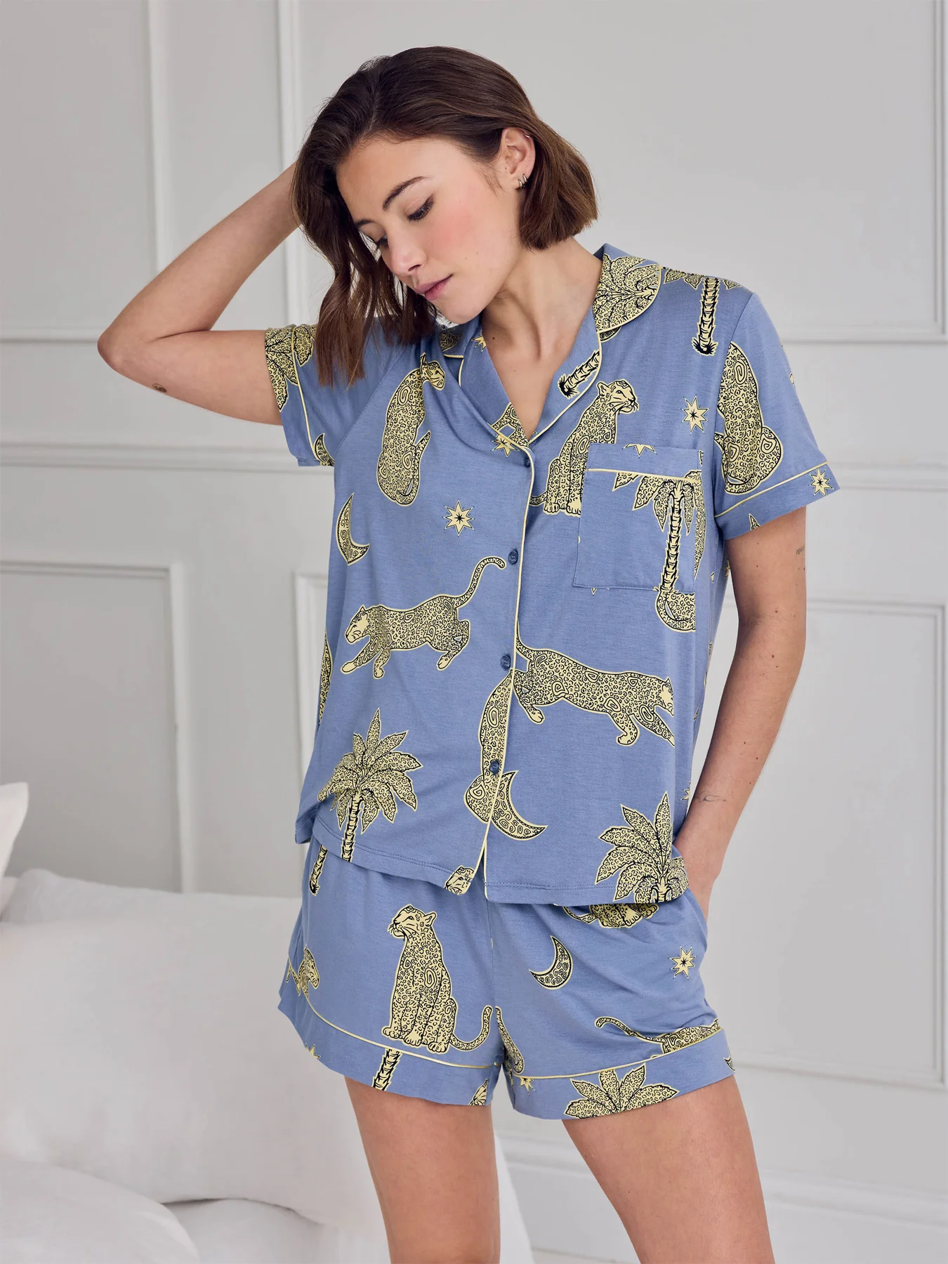 Leopard Short Pyjama Set - Image 4