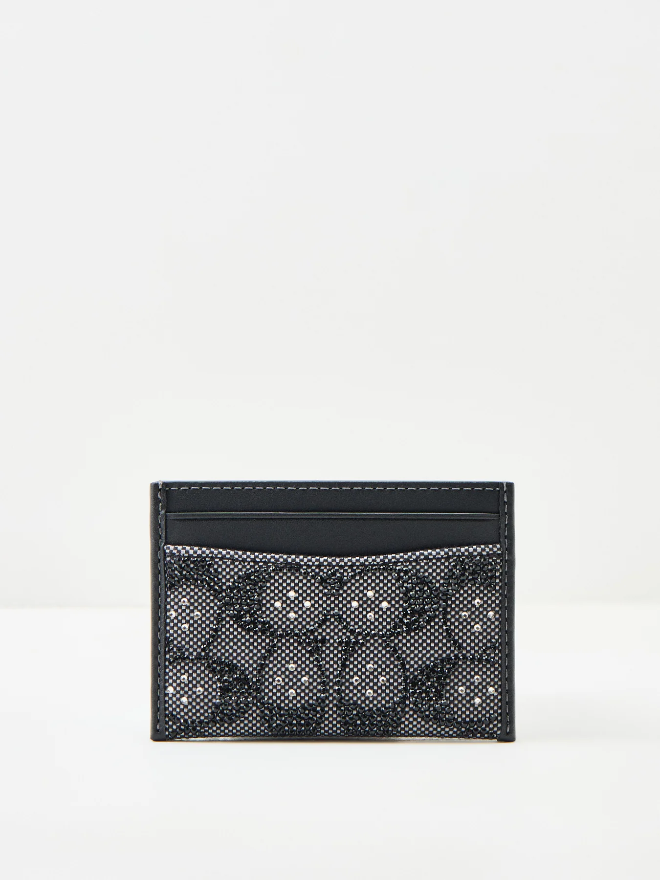 Crystal Signature Jacquard Essential Card Case Black - Image 4