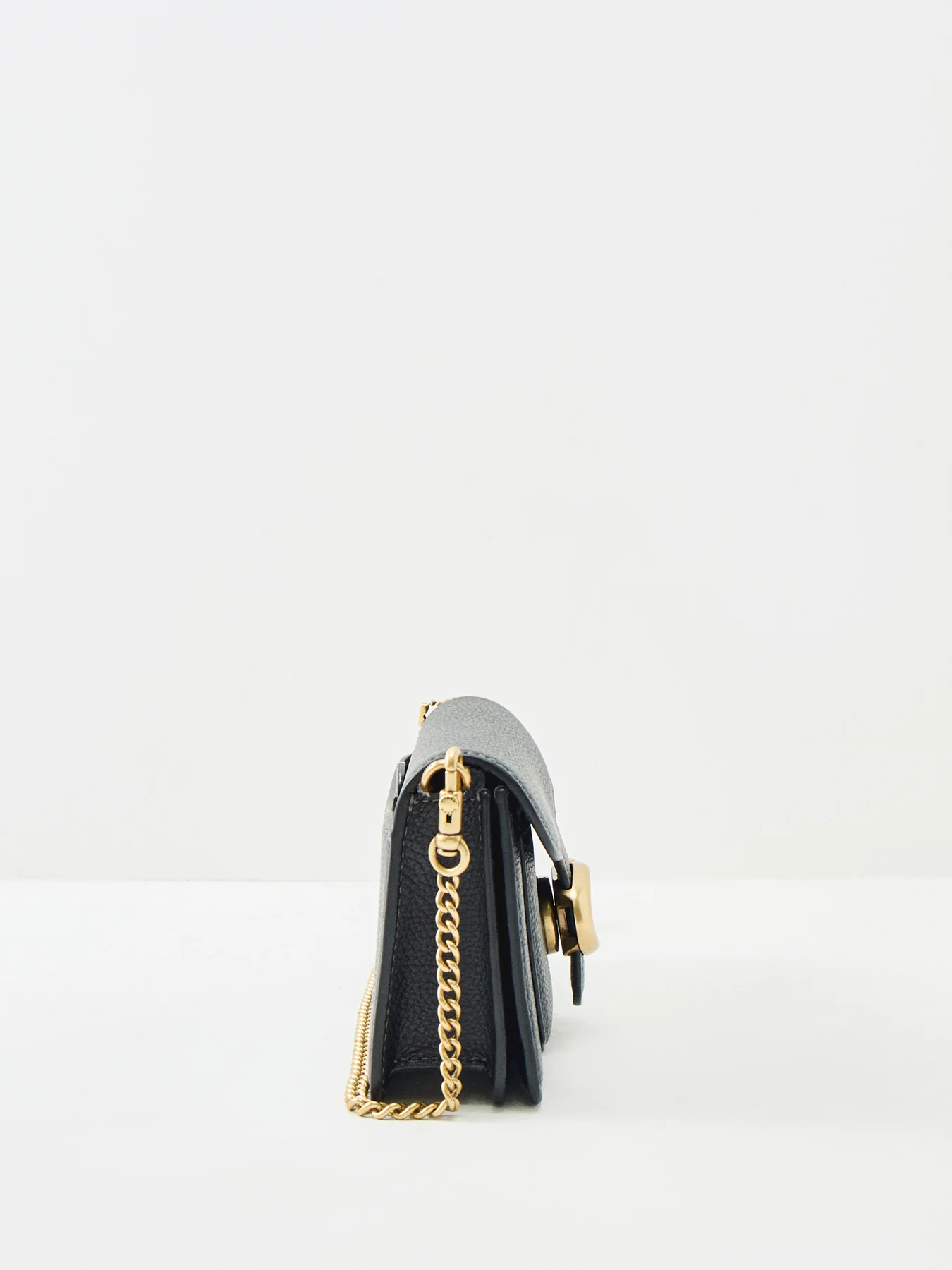Tabby 19 Leather Shoulder Bag Black - Image 4