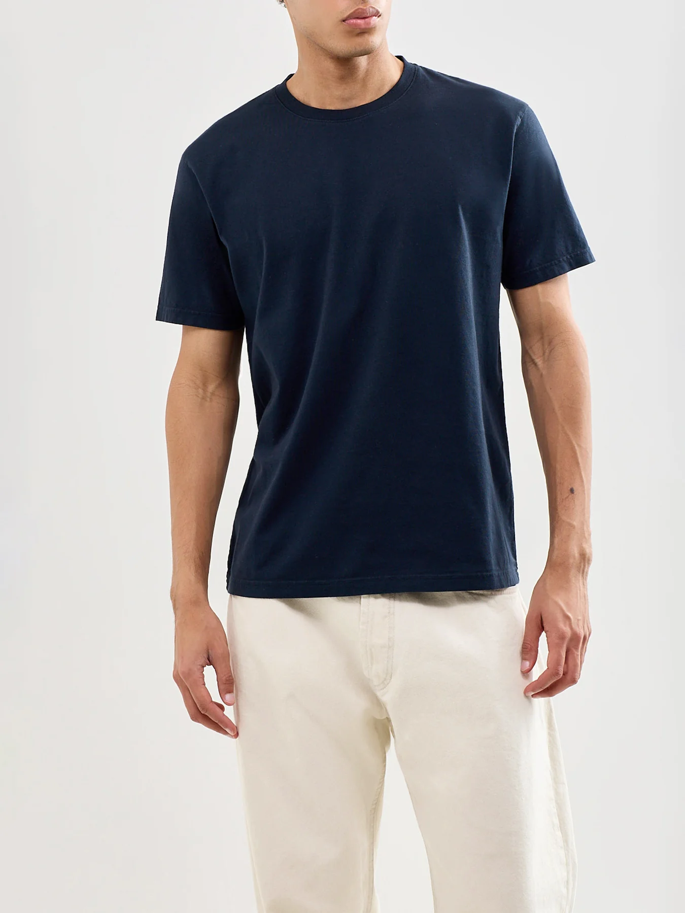 Classic Organic T-Shirt Navy - Image 4