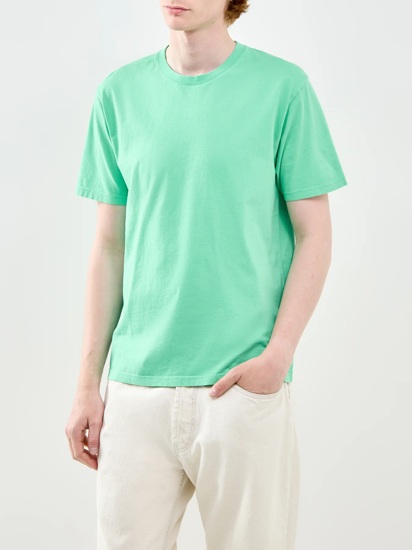 Classic Organic T-Shirt Green - Image 4