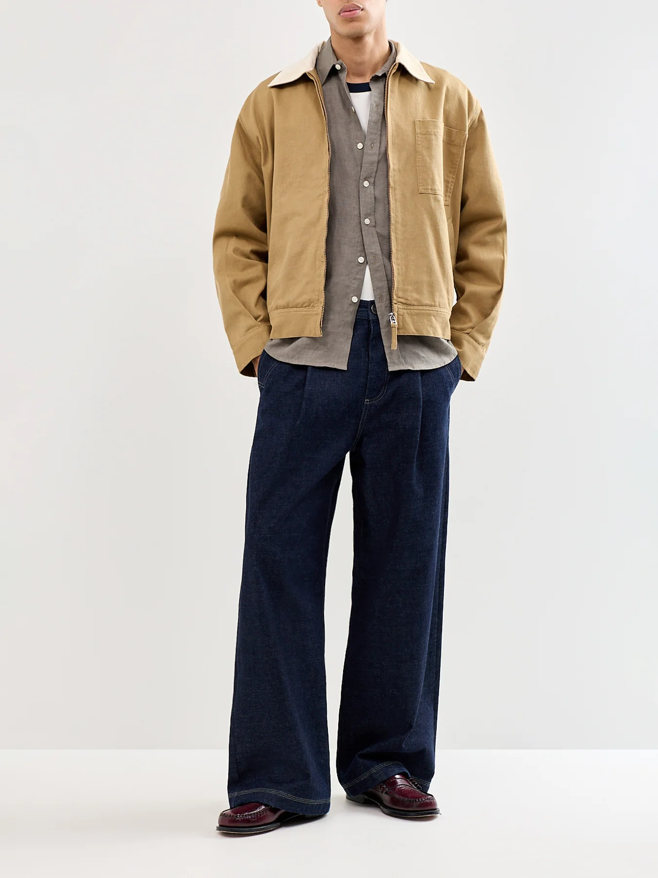 Linen Shirt Olive - Image 2