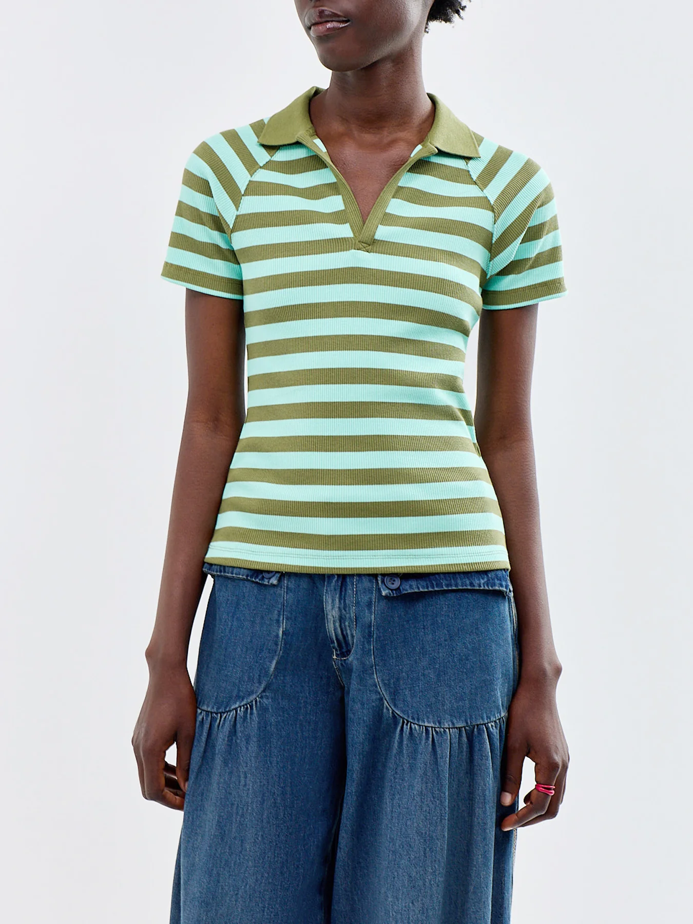 Delphi Polo Top Green - Image 4