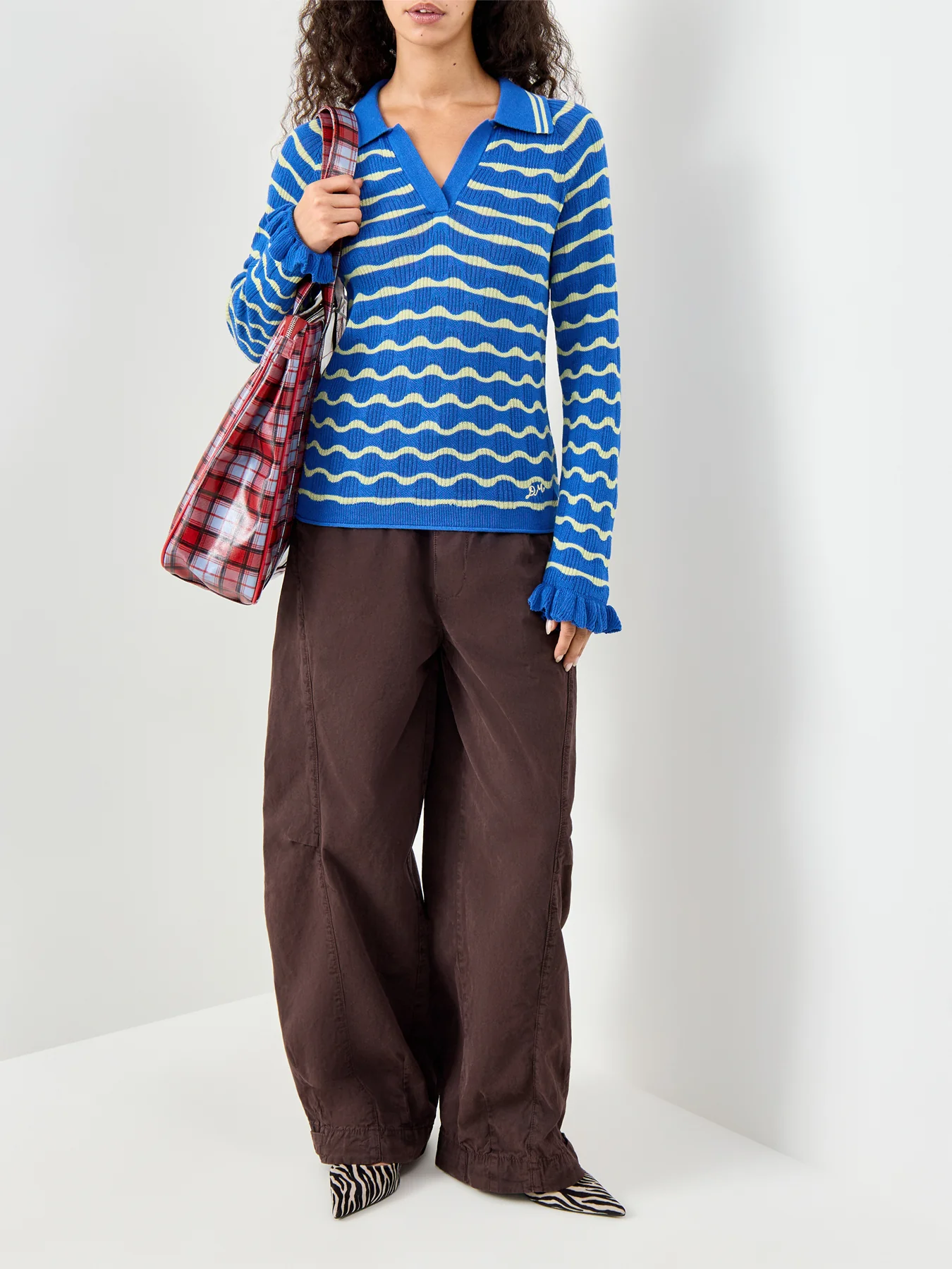 Silvia Polo Jumper Blue - Image 2