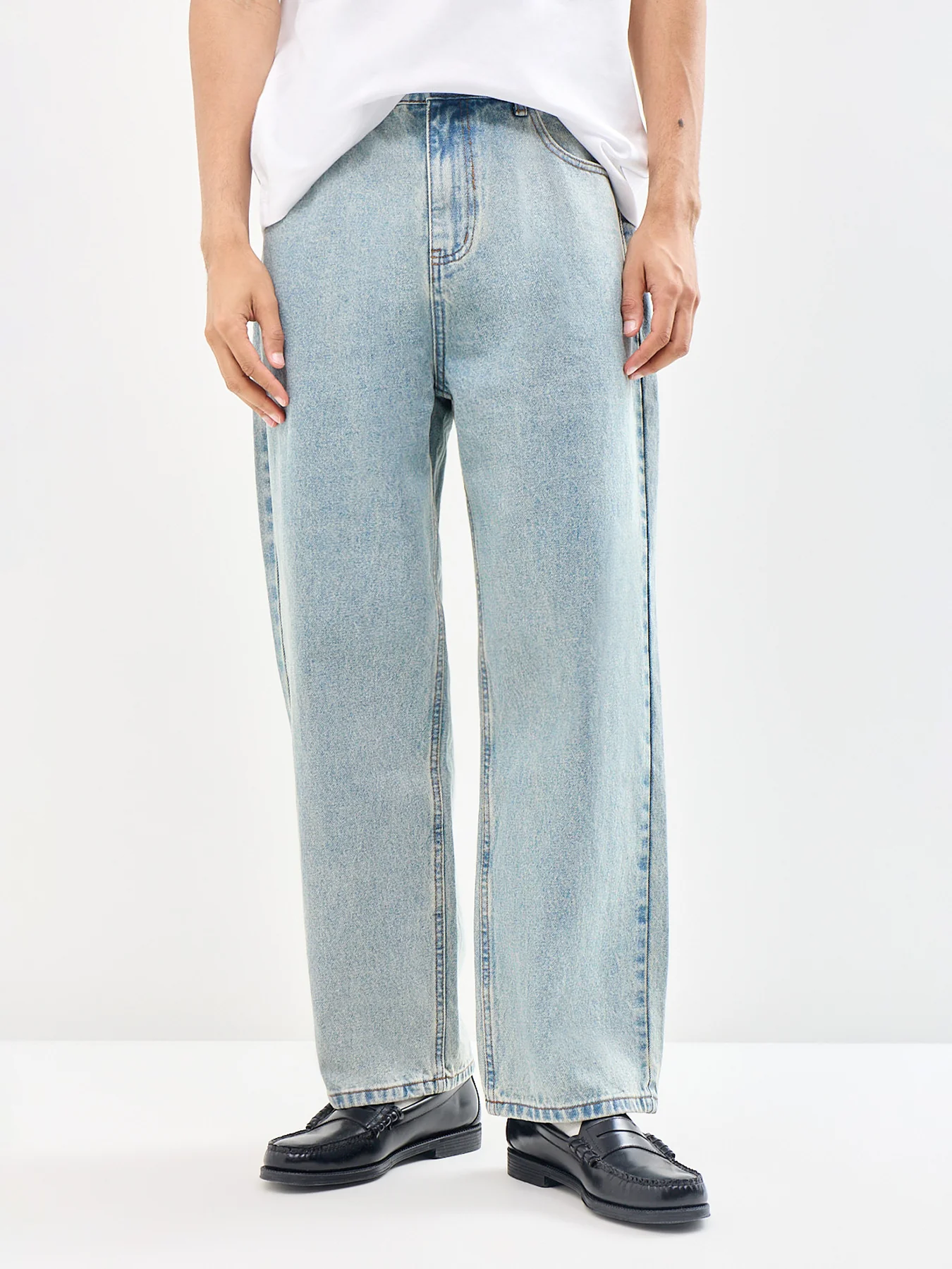 Black Widow Baggy Jeans Blue - Image 4