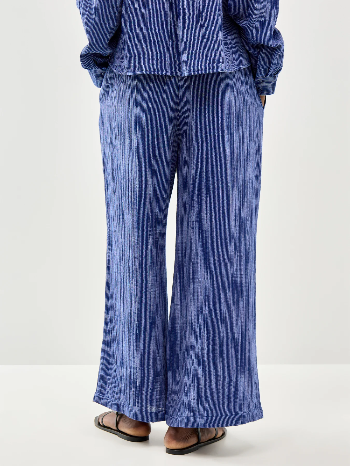 Wide Ankle Pant Blue - Image 5