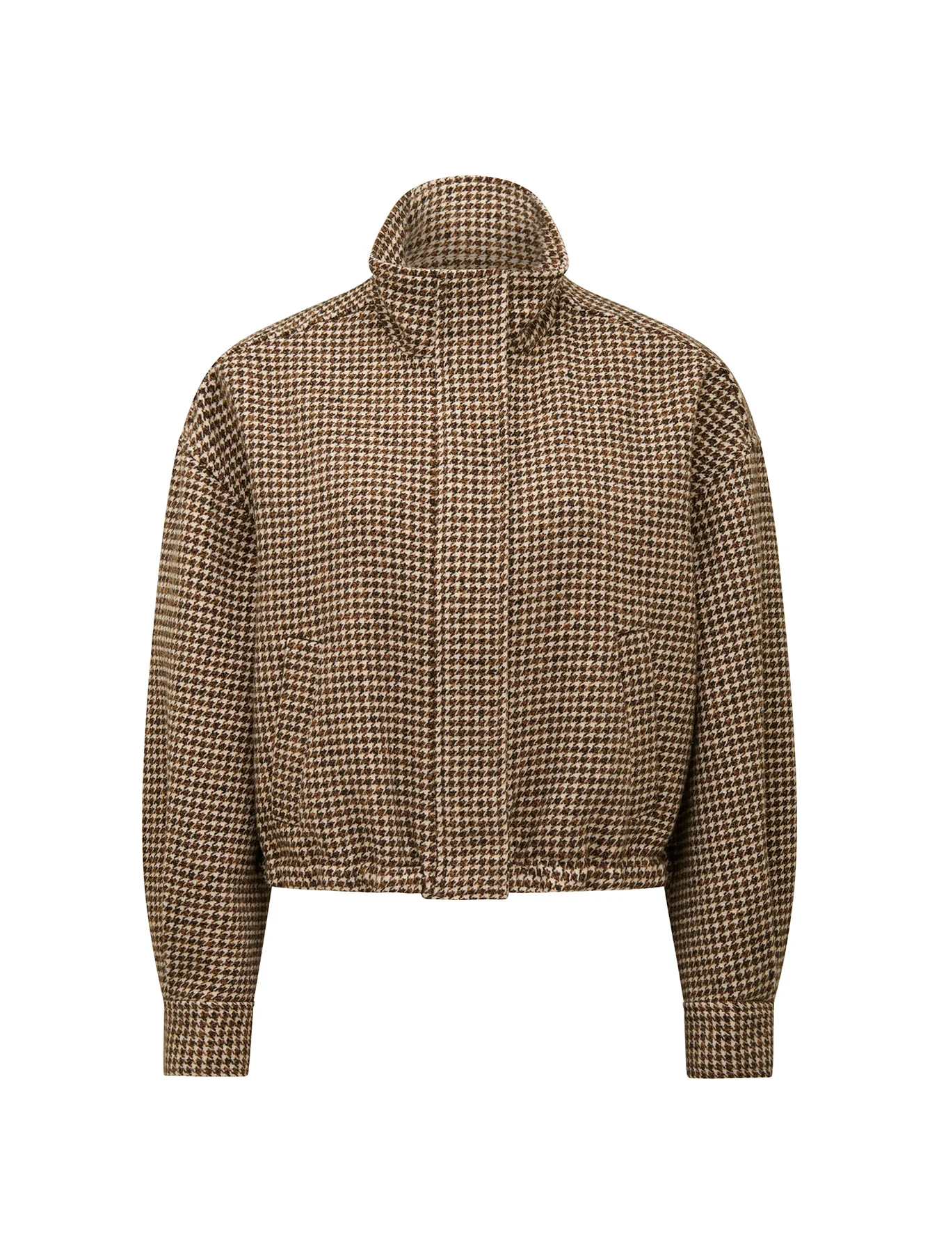Kaia Checked Crop Jacket