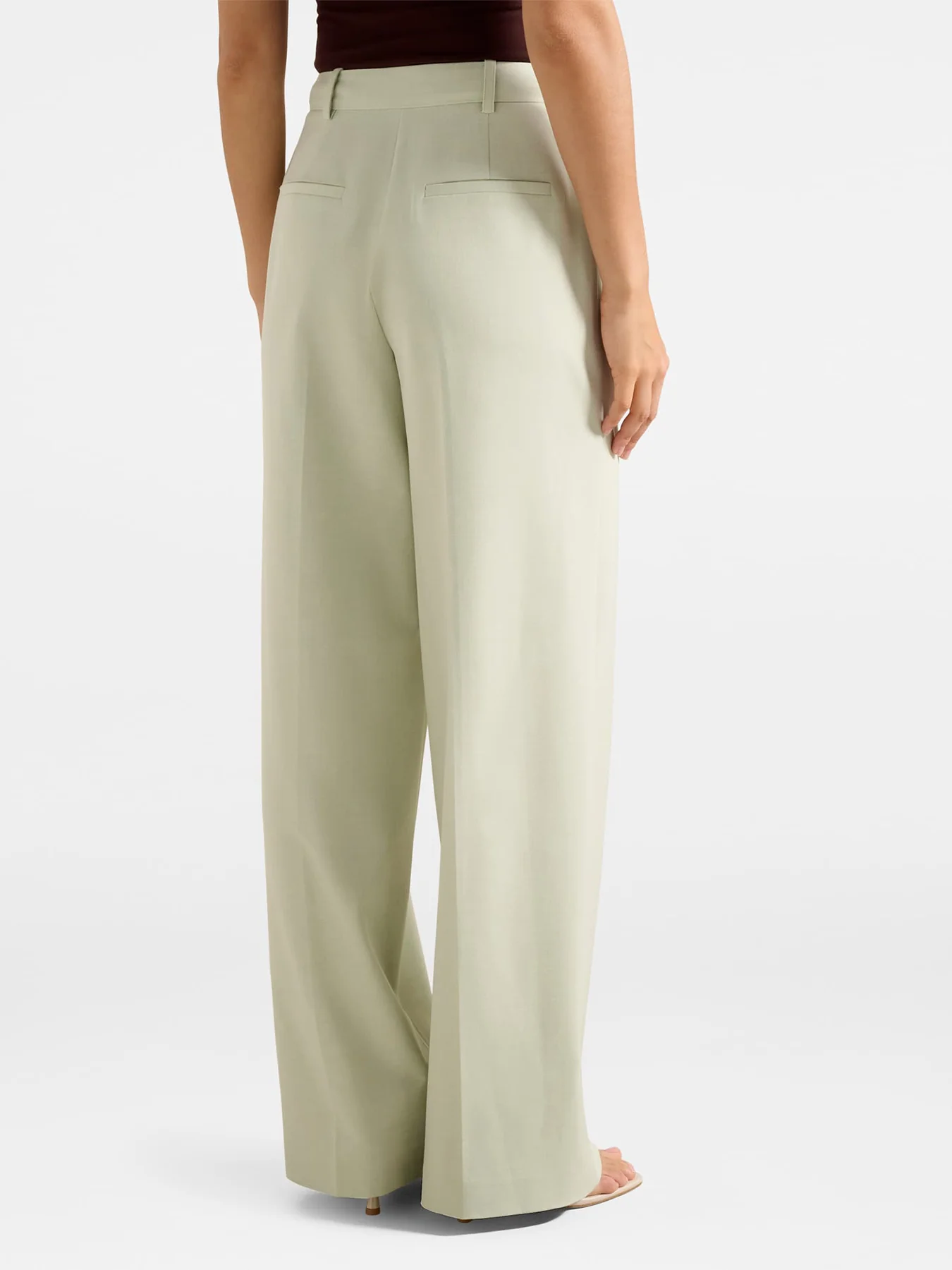 Veda Wide Leg Pants Green - Image 5