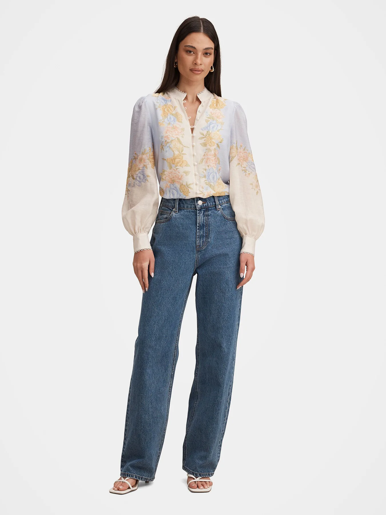 Emma Trimmed Blouse - Image 2