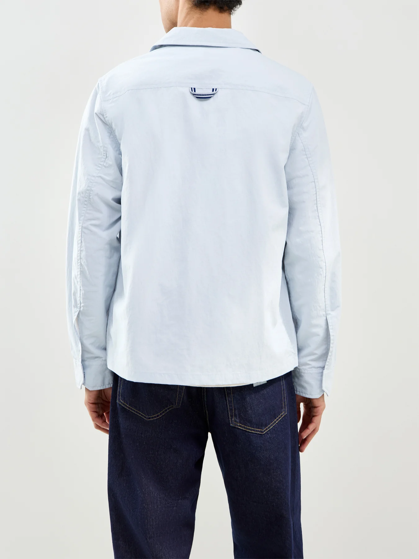 Ripstop Pocket Overshirt Blue - Image 5