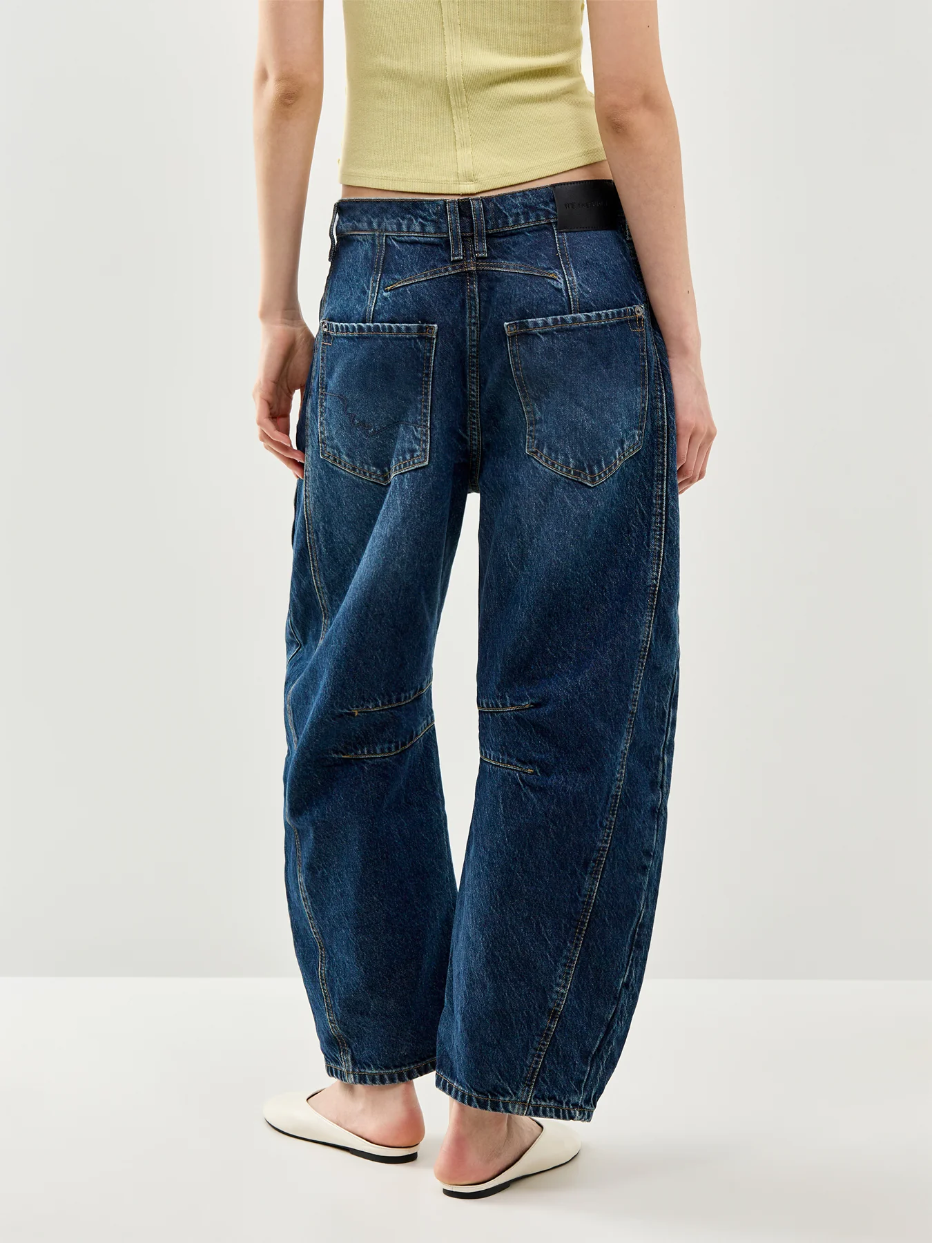 Good Luck Mid Rise Barrel Jeans - Image 5