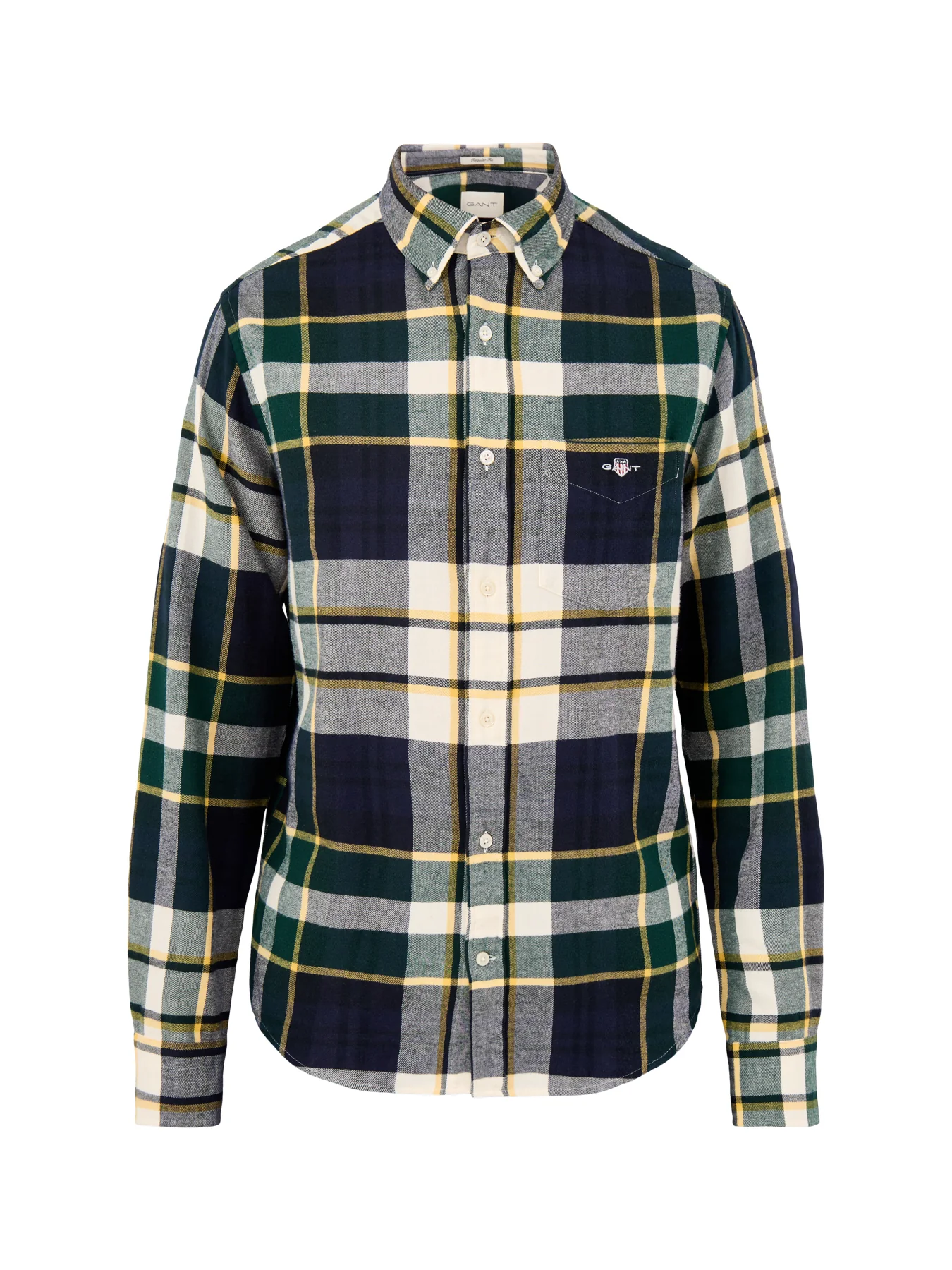 Flannel Check Shirt Tartan Green