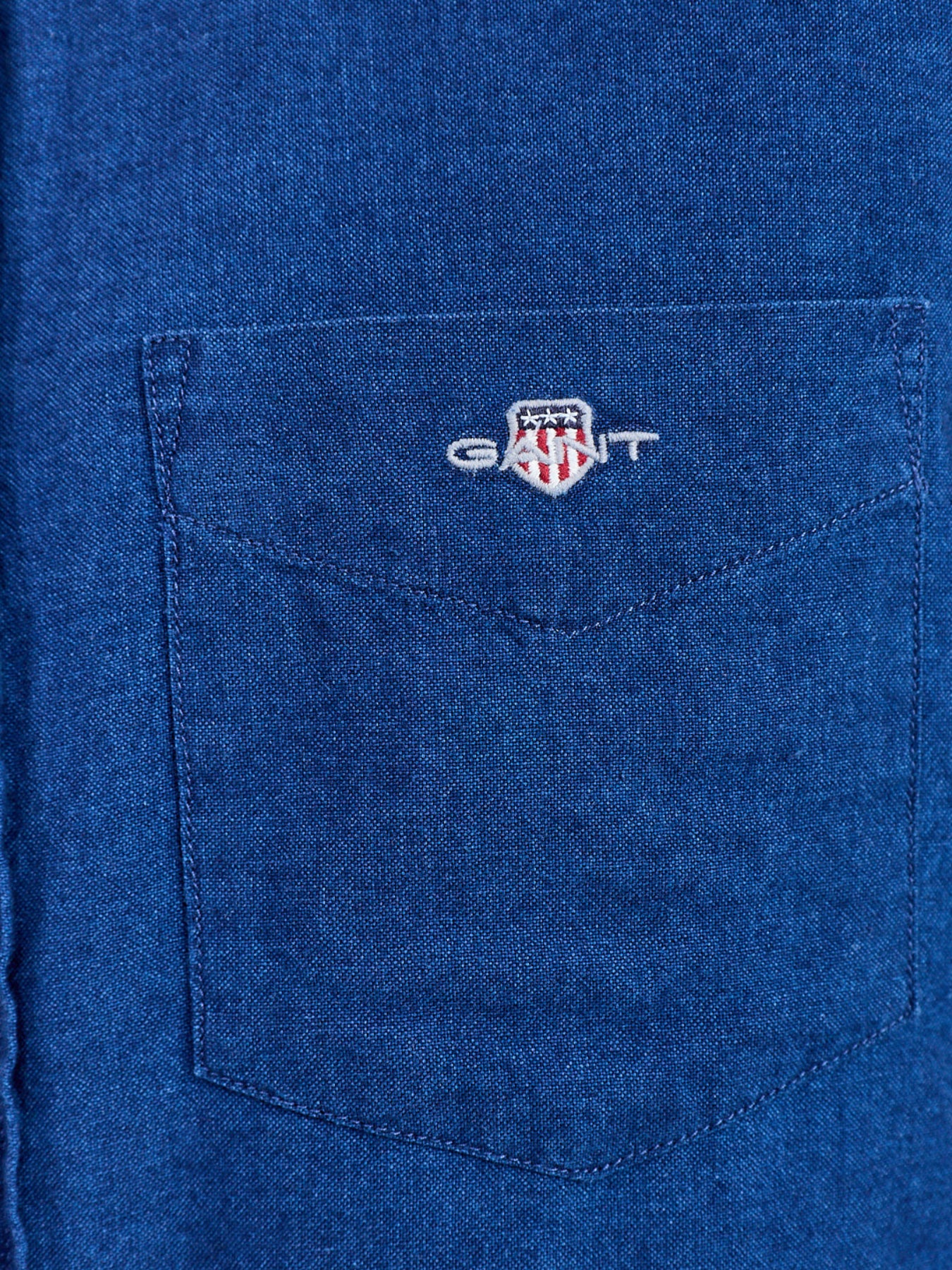 Oxford Indigo Shirt Navy - Image 3
