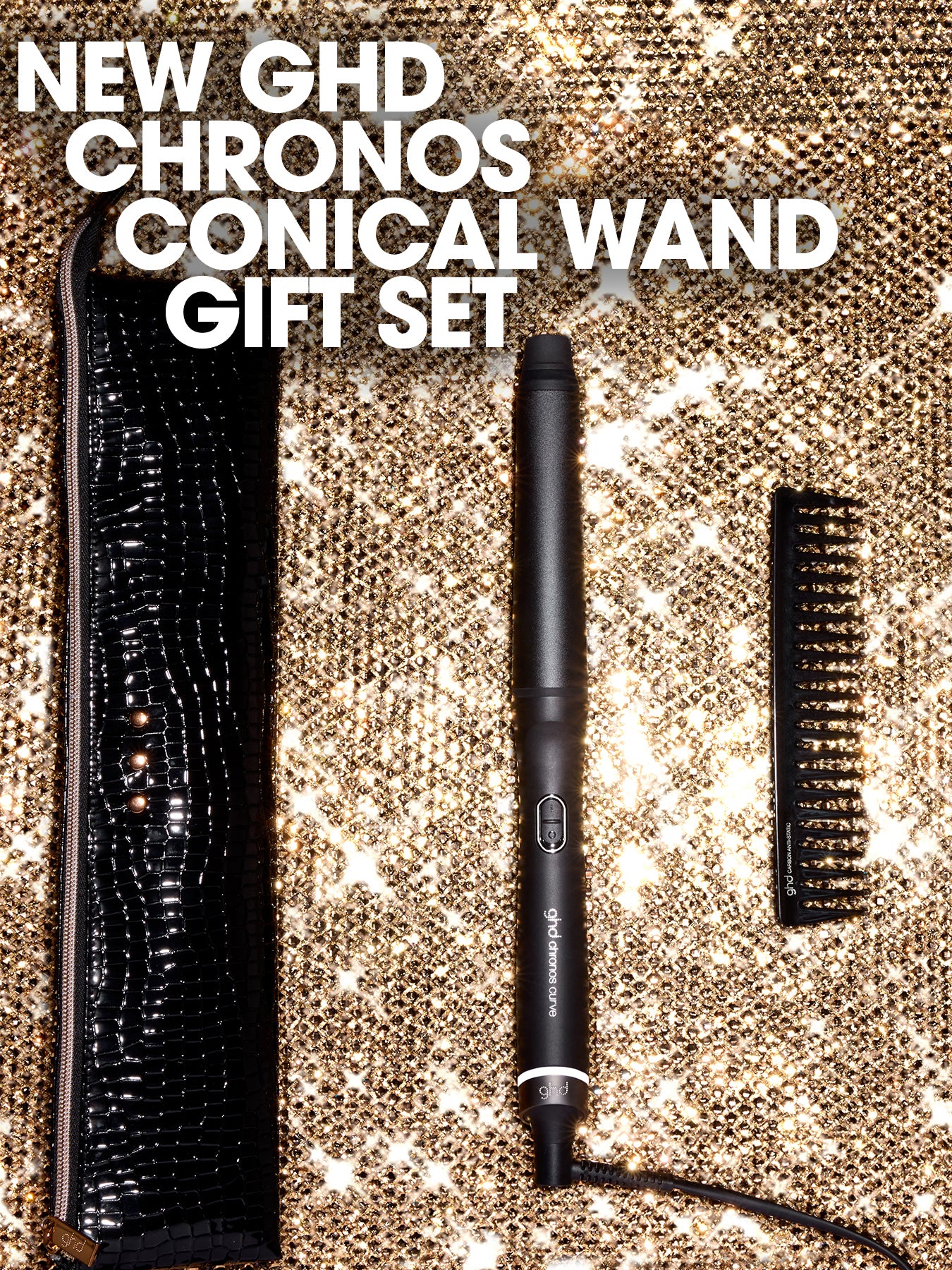 Chronos Curve Conical Wand Festive Gift Set (28-23mm Barrel) - Image 2