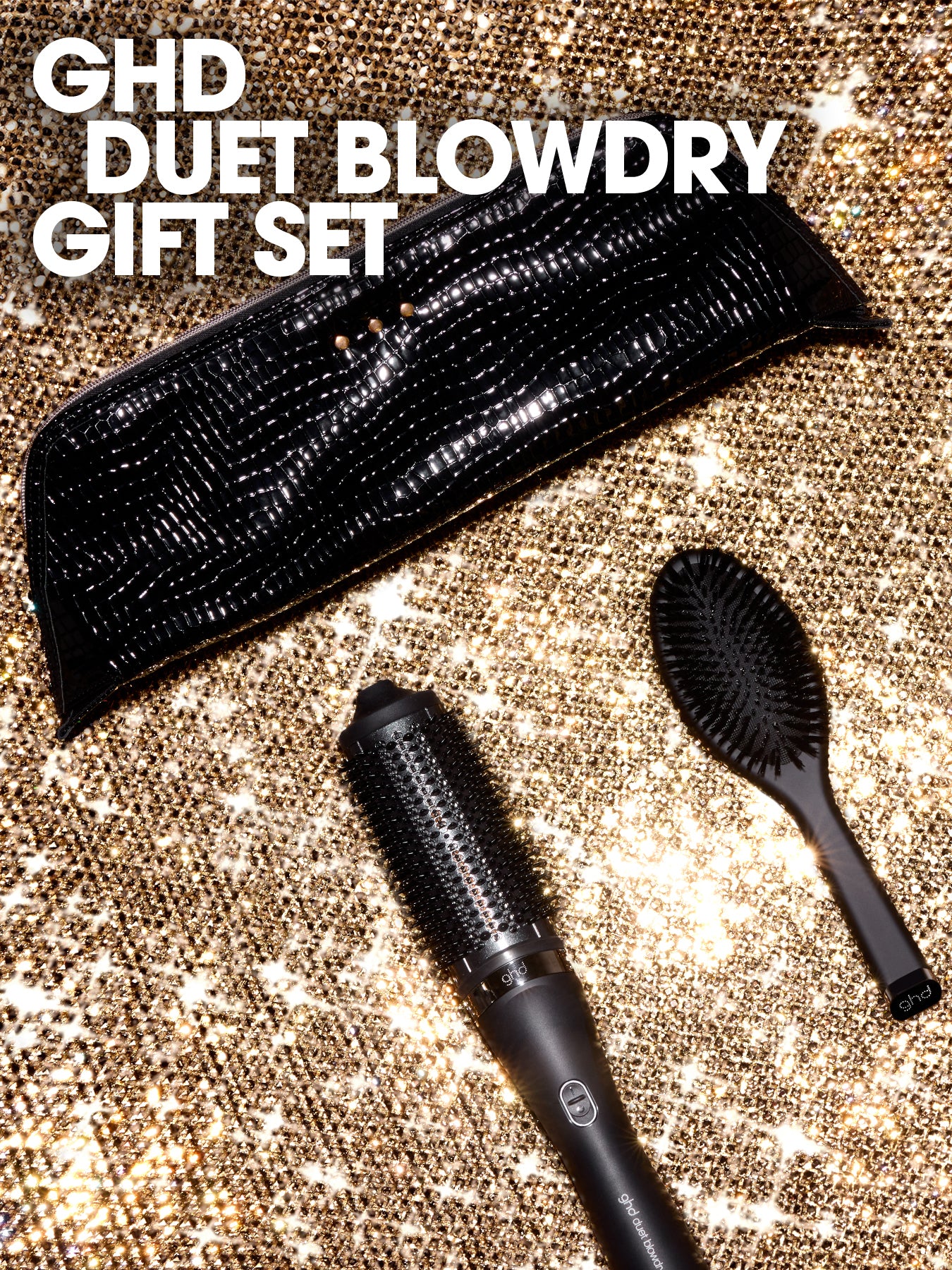 Glide Hot Brush Festive Gift Set in Black - Image 2