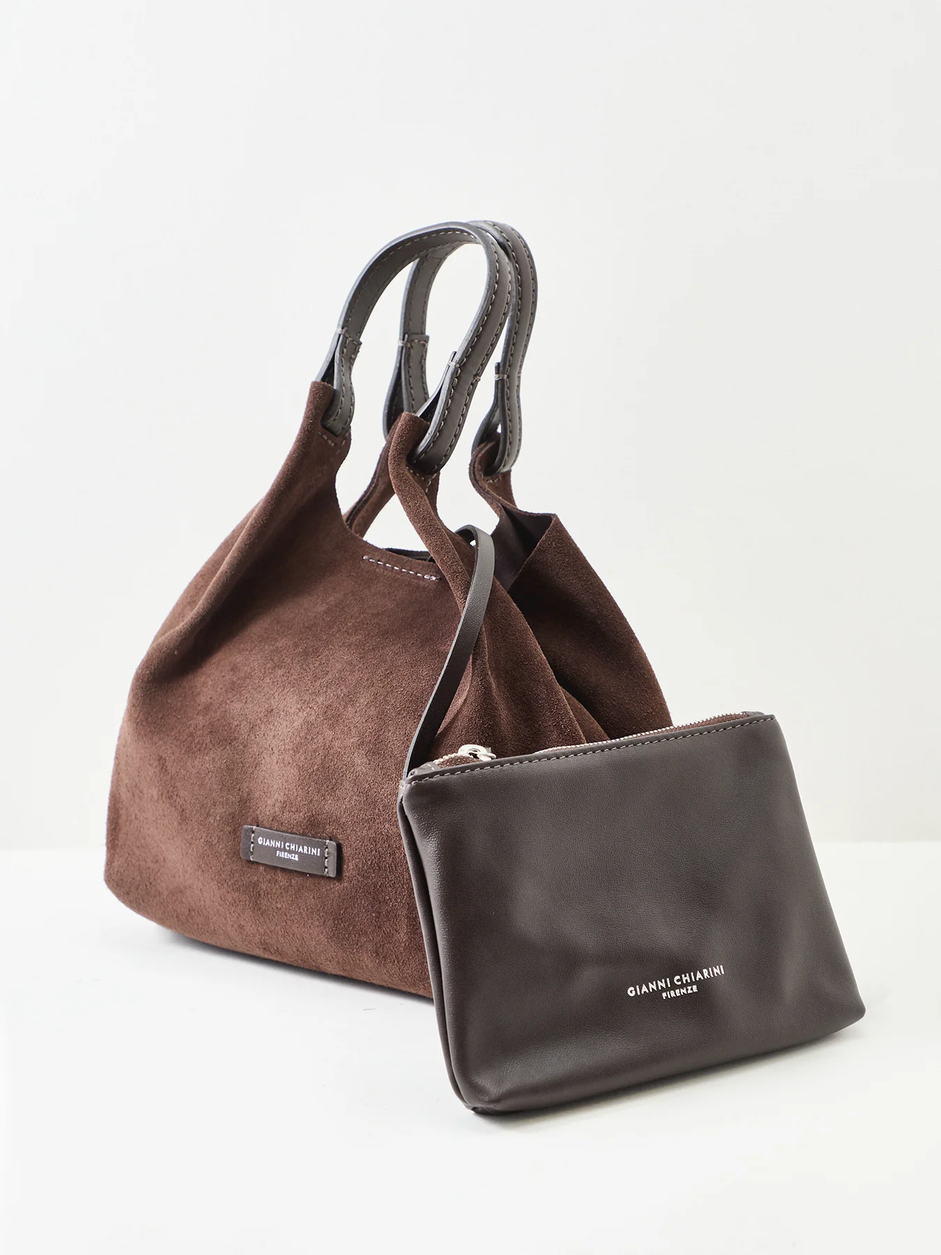 Dua M Suede Crossbody Bag Brown - Image 5