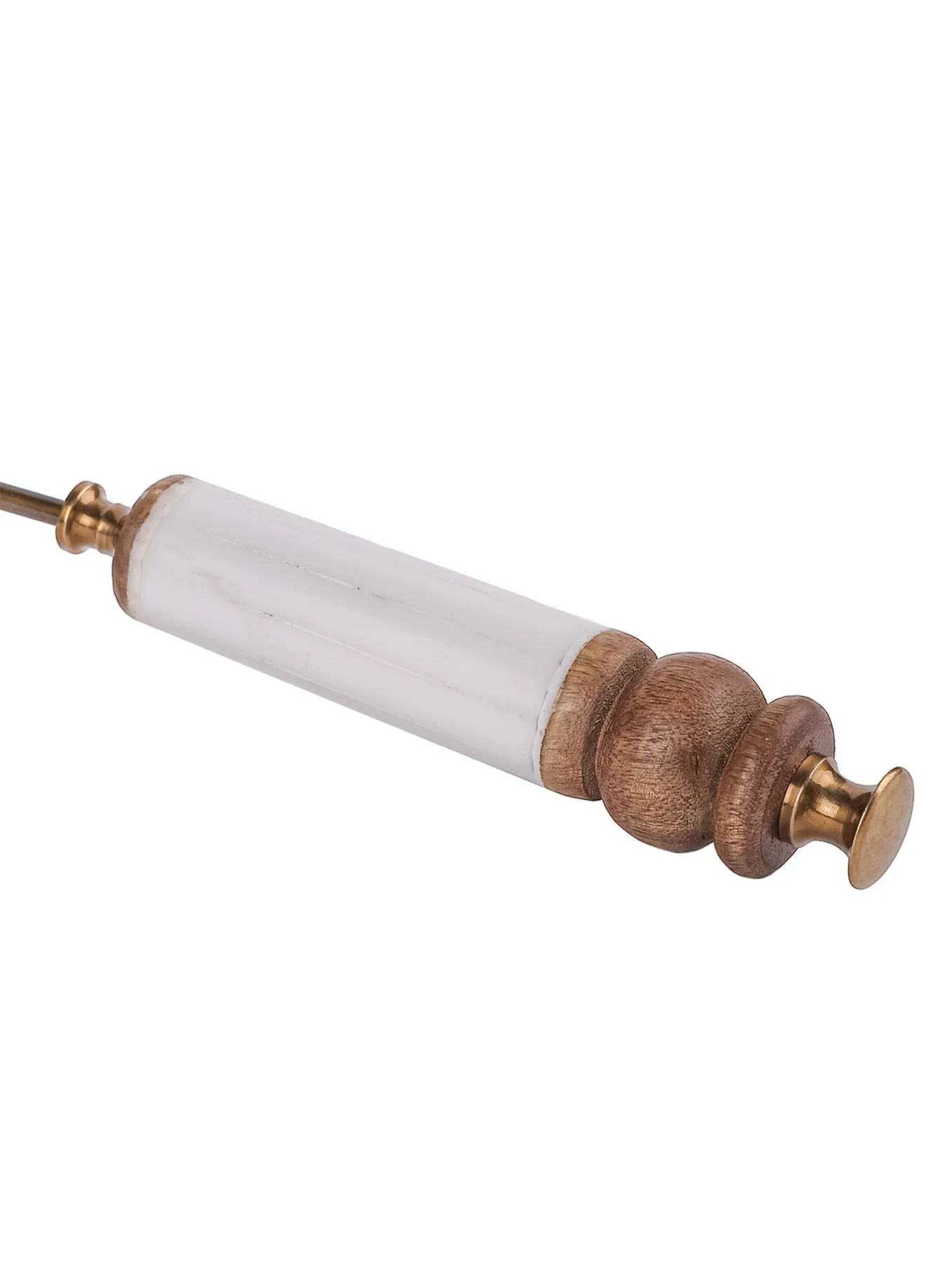 Antique Brass Candle Snuffer Brown - Image 2