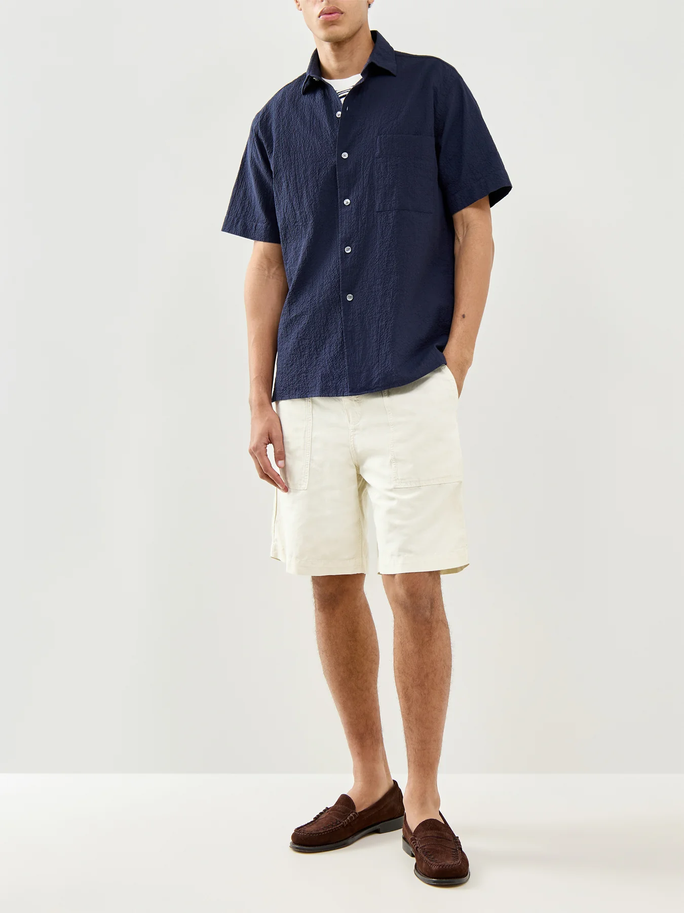 Long Sleeve Shirt Navy - Image 2