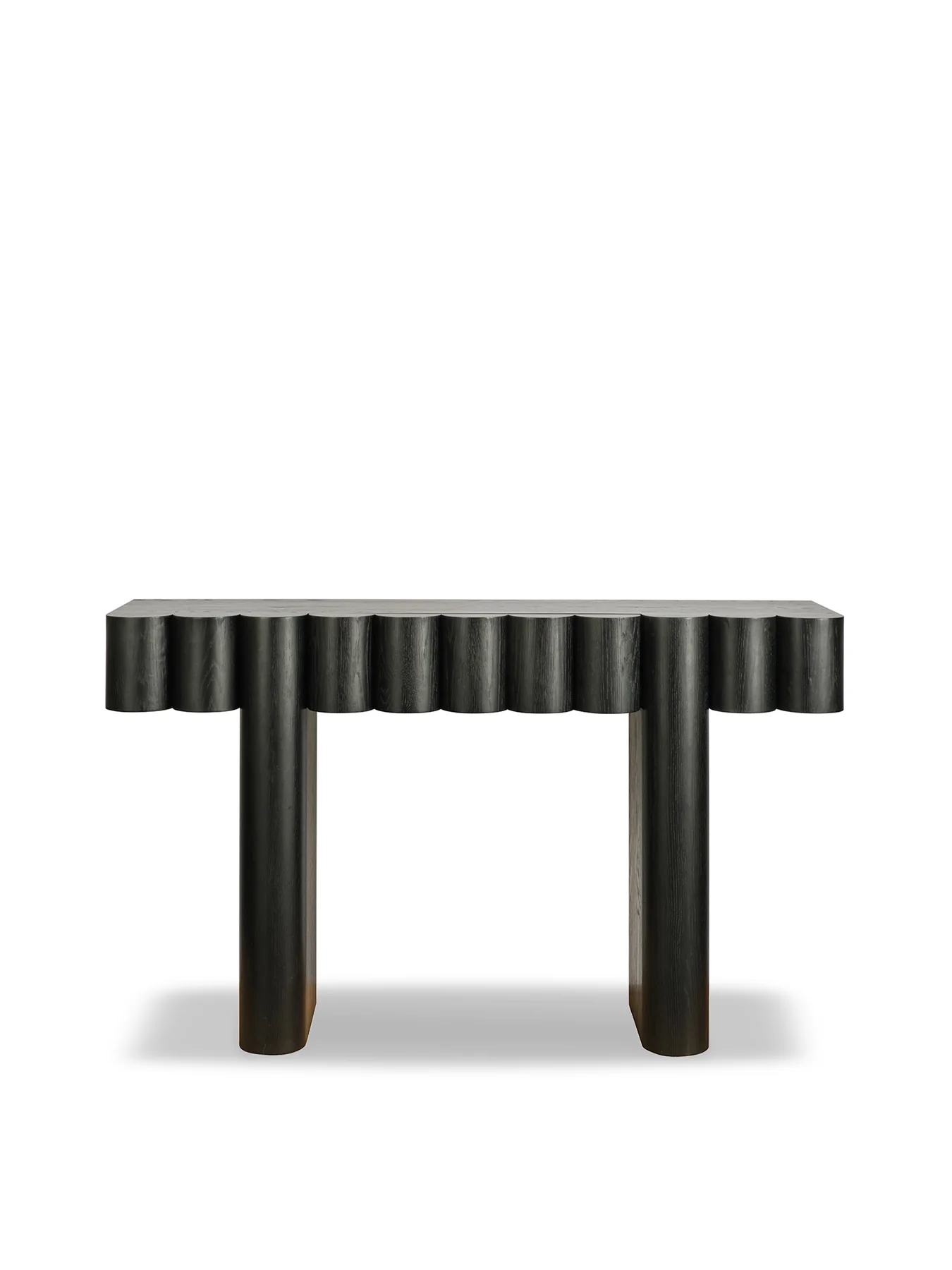 Roy Black Veneer Console Table