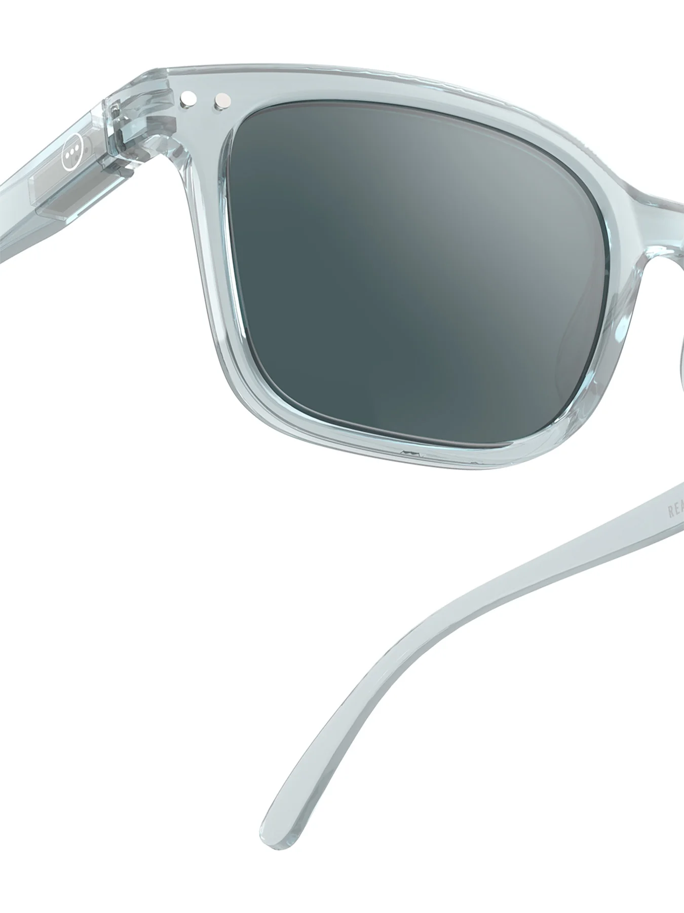 #L Square Sunglasses Frozen Blue - Image 3