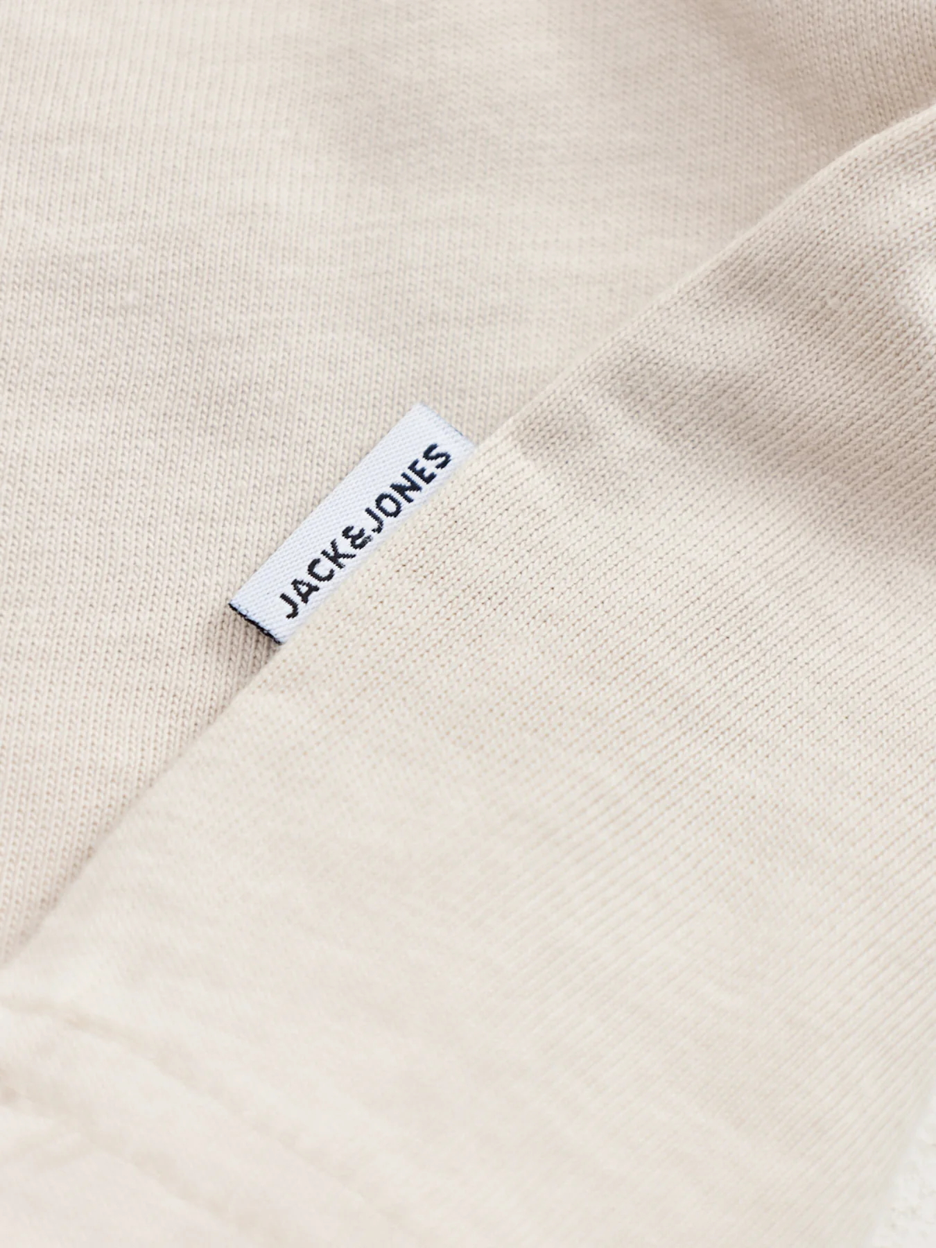 Organic Basic T-Shirt Cream - Image 3