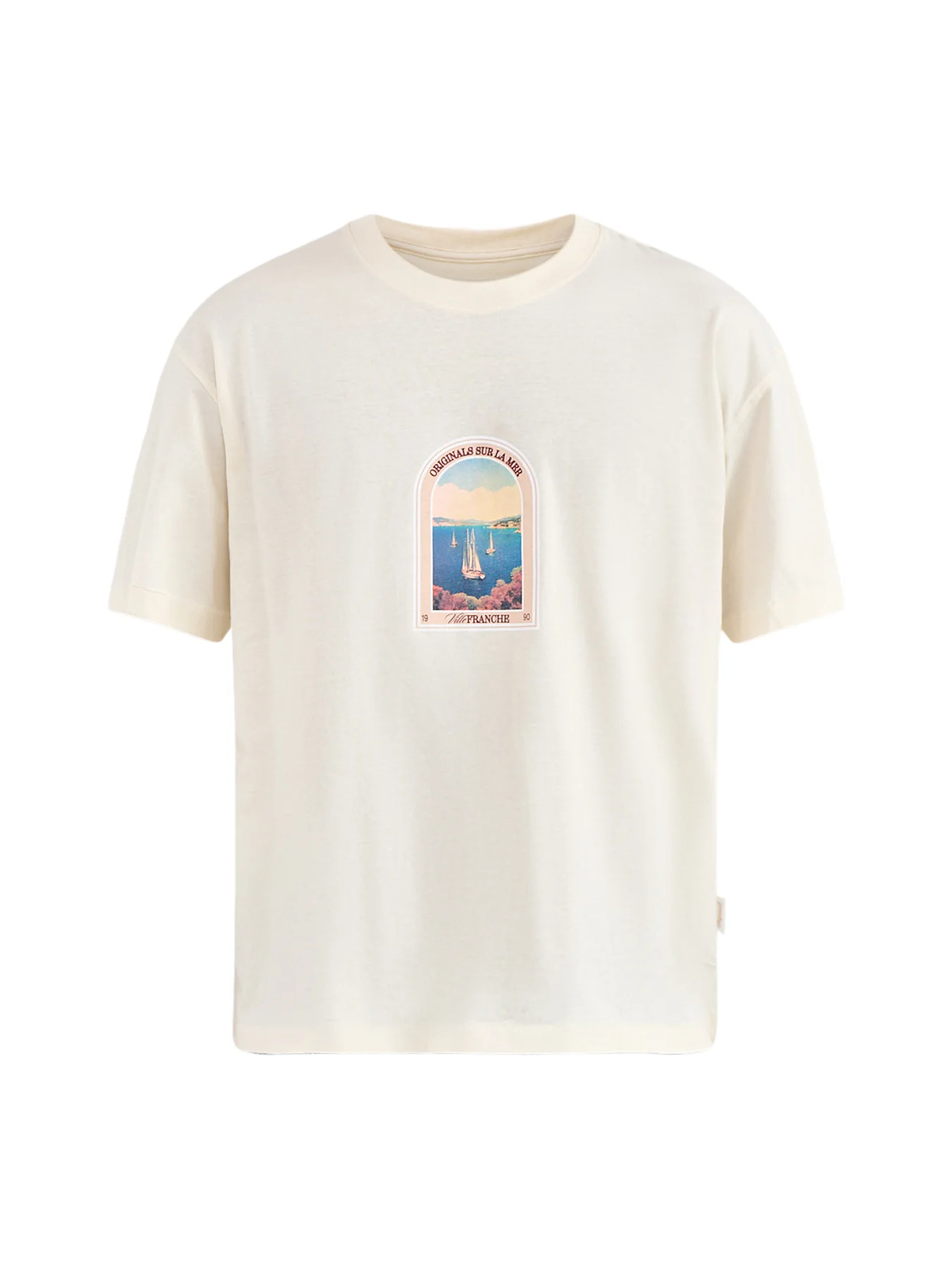 Cassis Graphic T-Shirt Cream