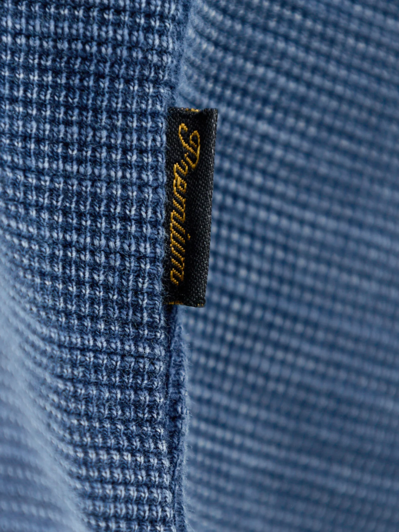 Lucas Henley T-Shirt Blue - Image 3